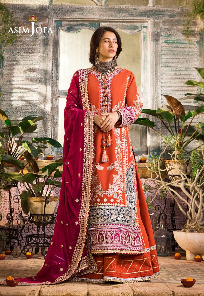 AJLR-22 EMBROIDERED LAWN 3 PCS
