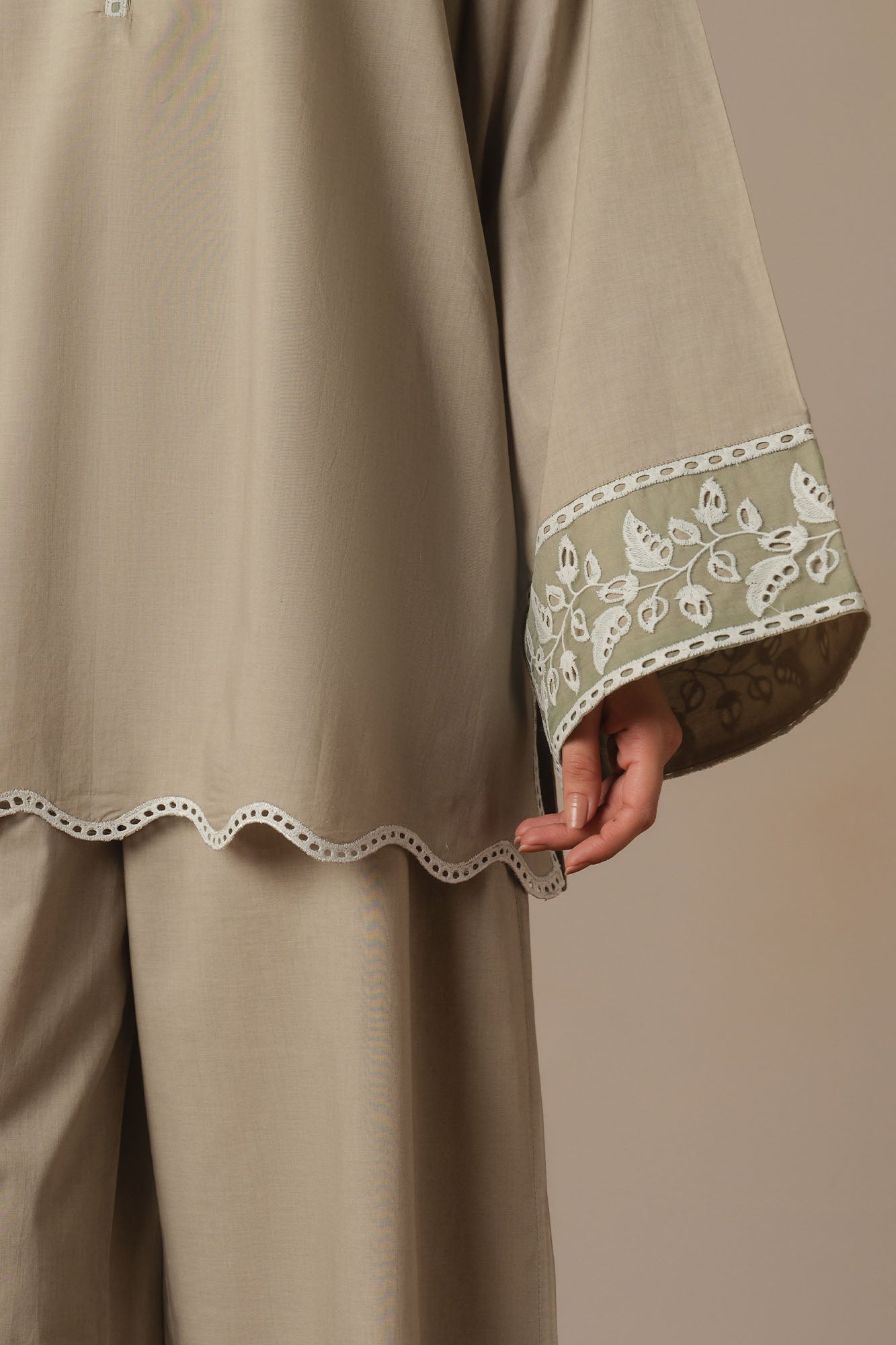 CELADON GRACE-2PC (SHIRT & TROUSER)