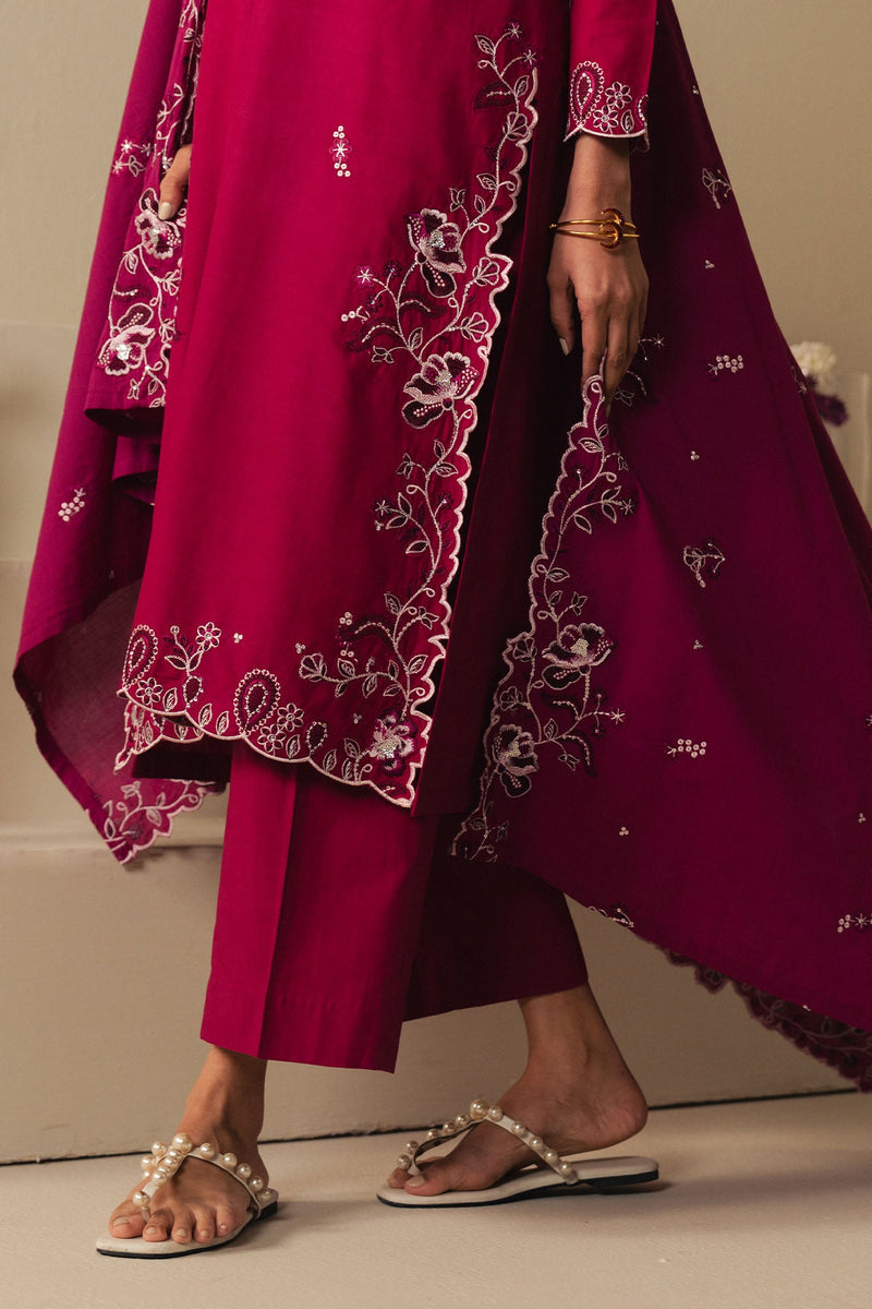 Cherries Jubilee-2Pc (Shirt & Dupatta)