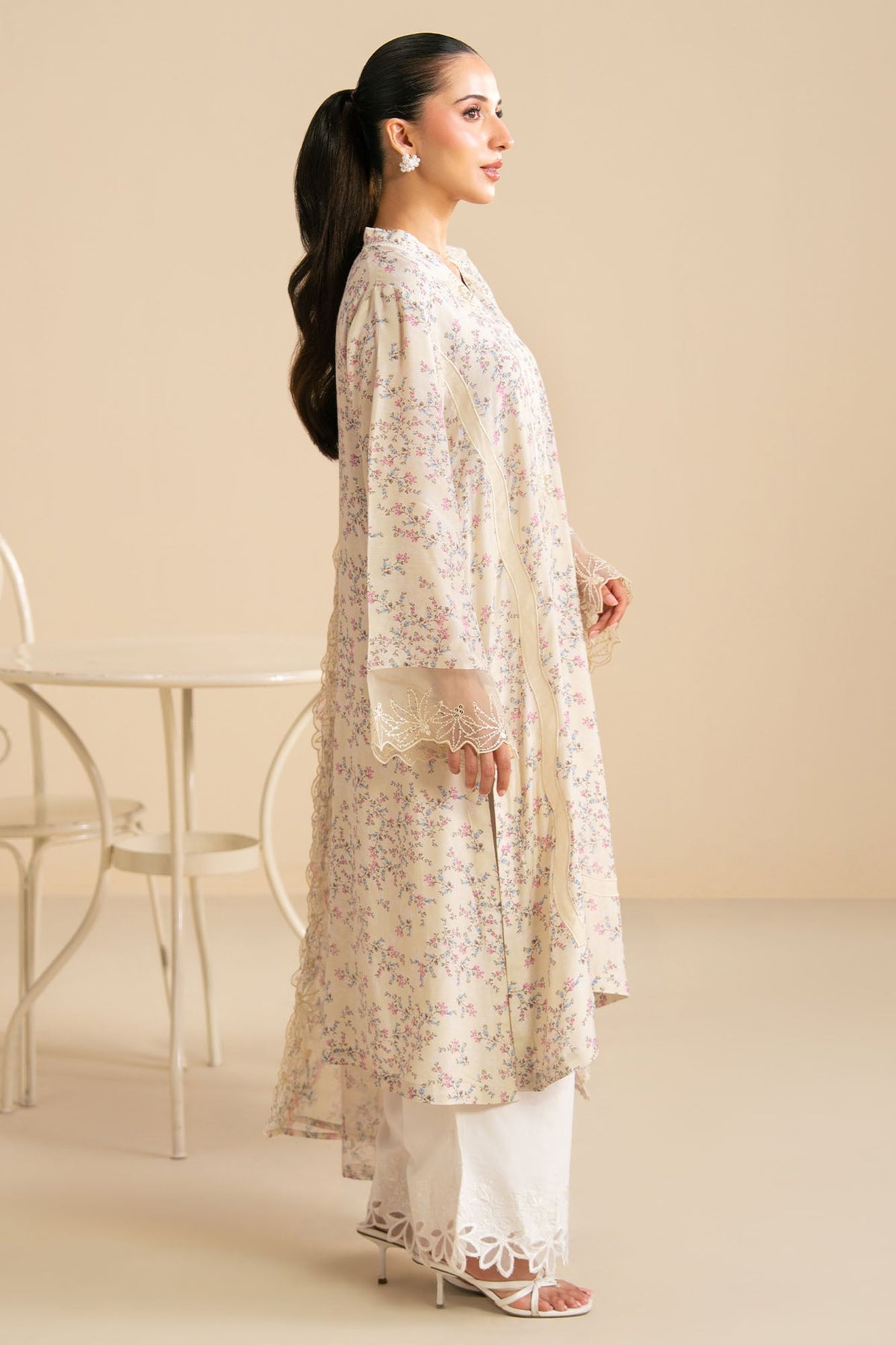 VANILLA PETAL-2PC (SHIRT & DUPATTA)