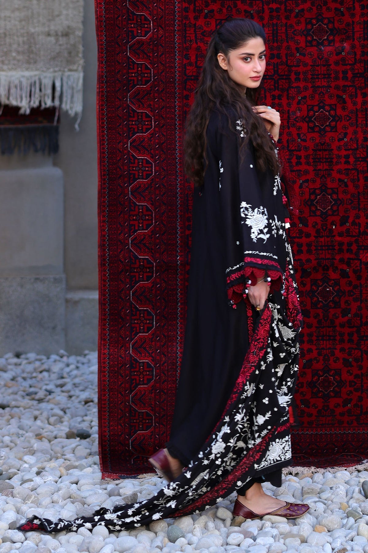 RAVEN ORCHID-3PC MARINA EMBROIDERED SUIT