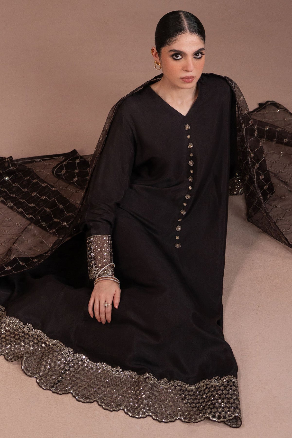 GOLDEN OAK-3PC (SHIRT, TROUSER & DUPATTA)