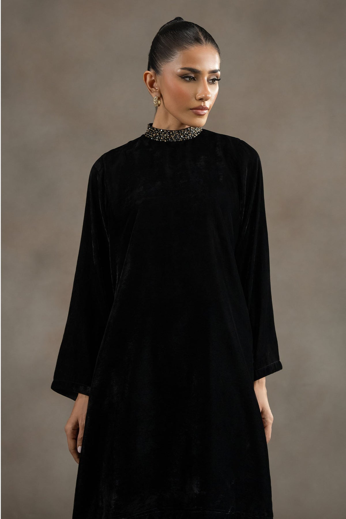 PEARL BLACK-2PC (SHIRT & TROUSER)