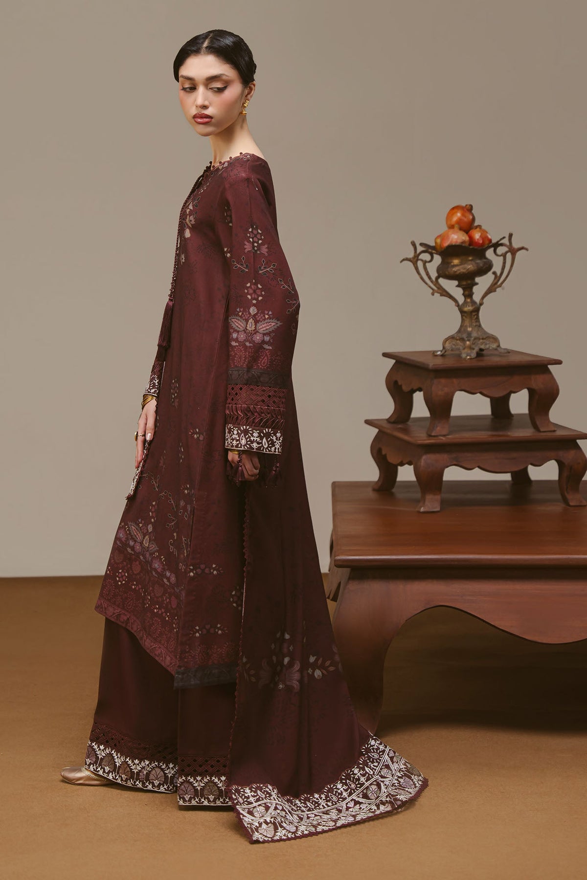 TERA THREADS- 3PC MARINA PRINTED SUIT