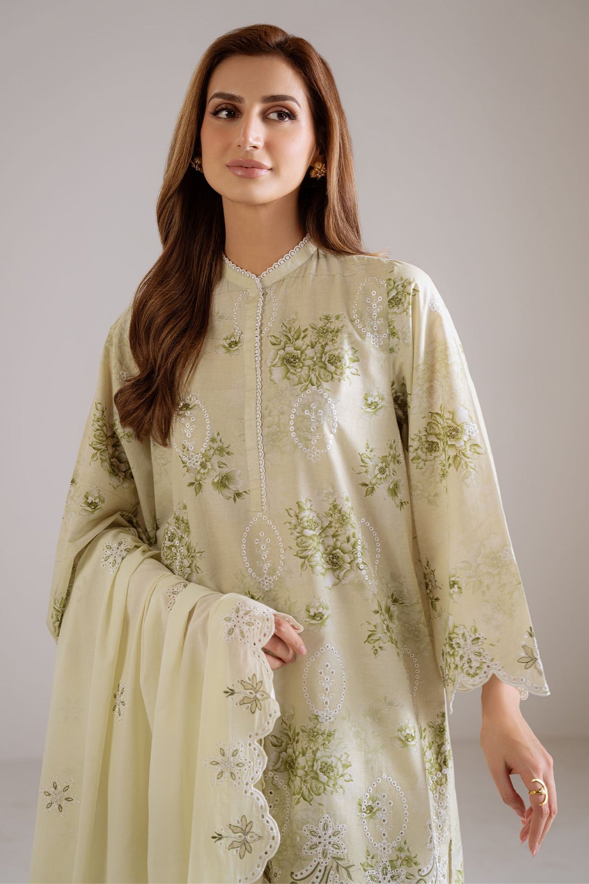 DEWY MEADOW-2PC (SHIRT & DUPATTA)