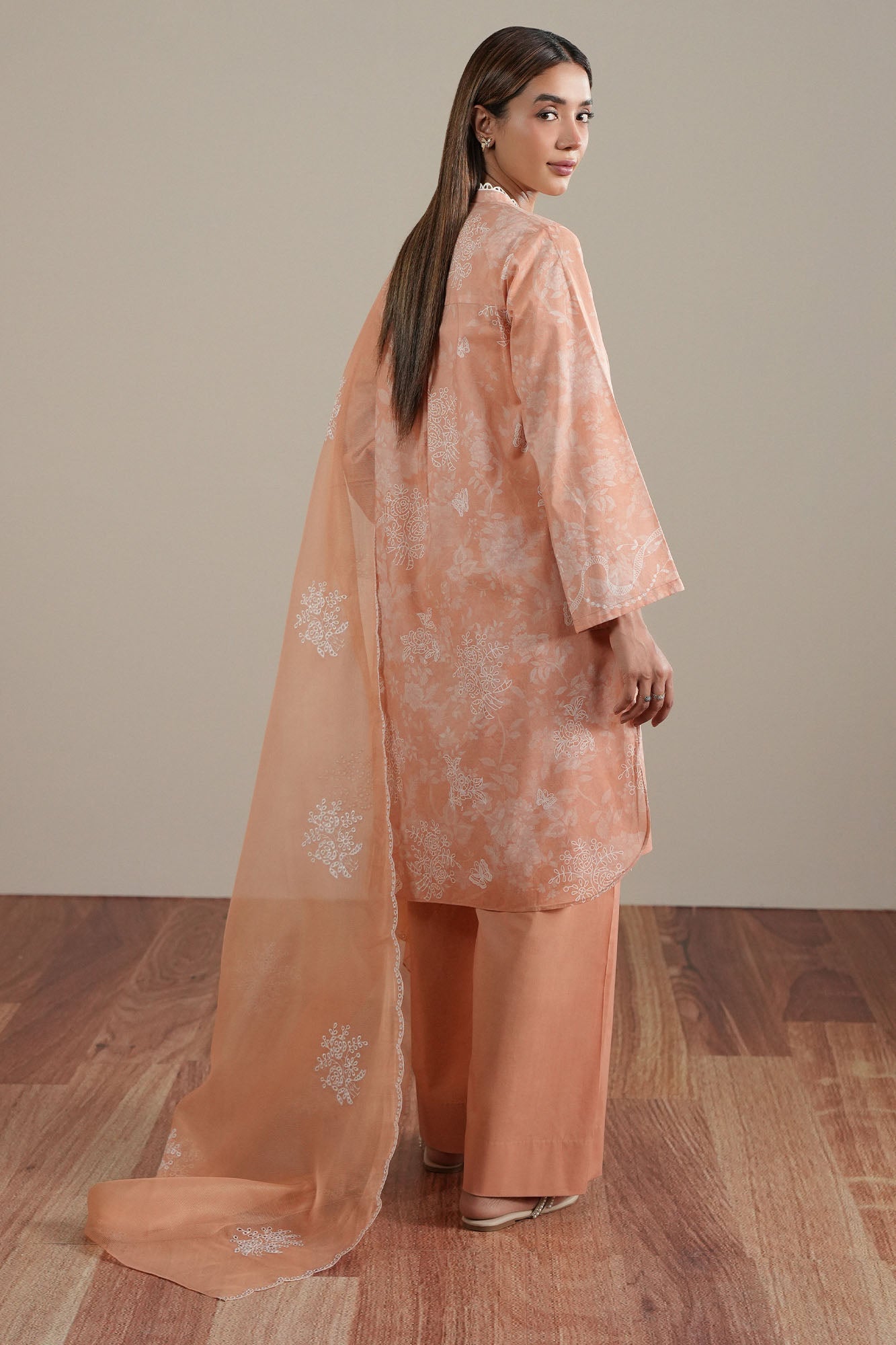 Florai Canvas-2Pc (Shirt & Dupatta)