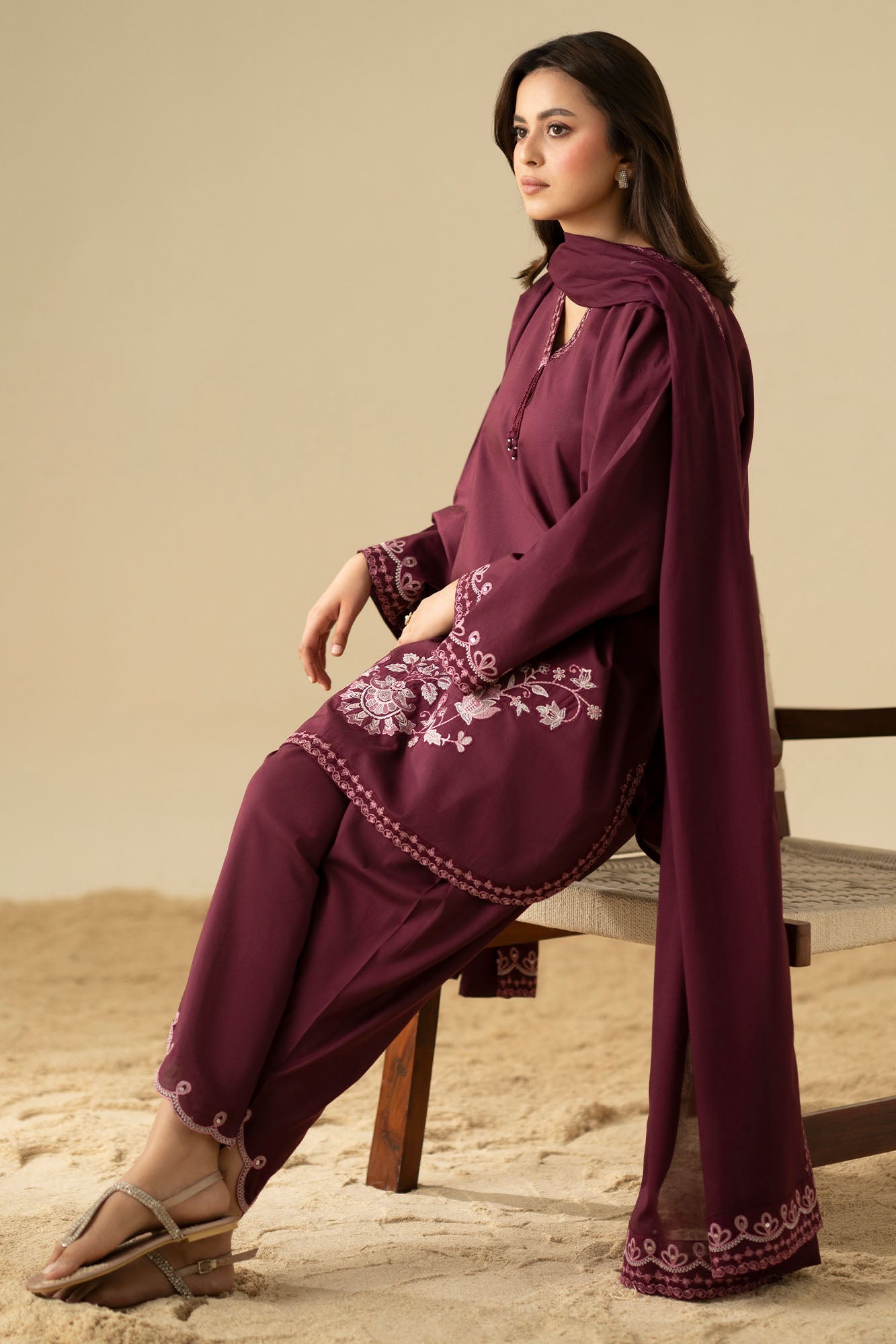 BERRY BOLD-3PC (SHIRT, SHALWAR & DUPATTA)