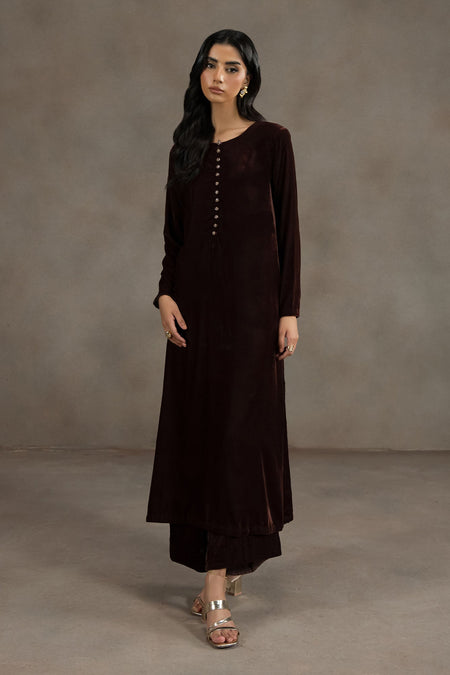 STONE BROWN-2PC (SHIRT & TROUSER)