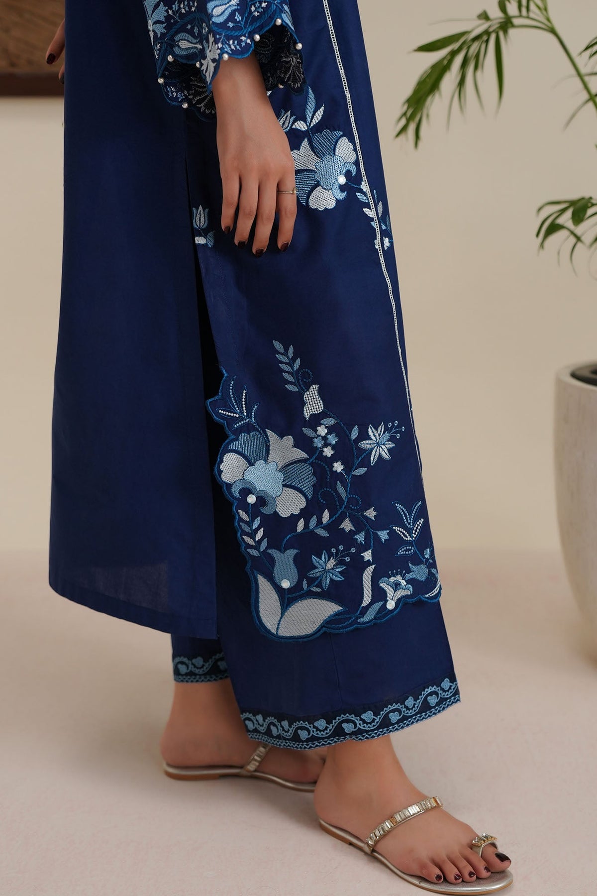 MIDNIGHT INDIGO-2PC (SHIRT & TROUSER)