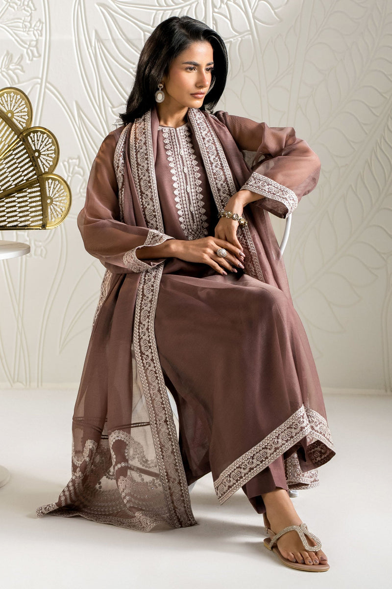 Mulberry Mist-2Pc (Shirt & Dupatta)