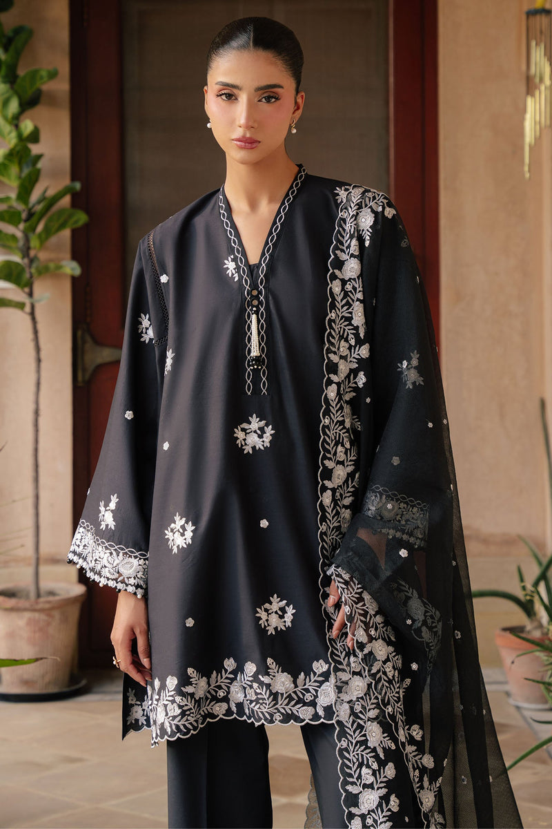 Raven Muse-3Pc Embroidered Lawn Suit