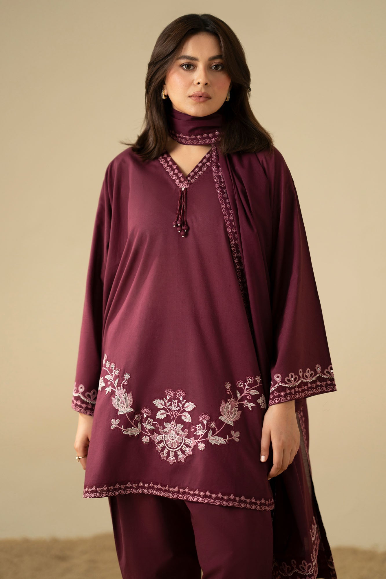 BERRY BOLD-3PC (SHIRT, SHALWAR & DUPATTA)