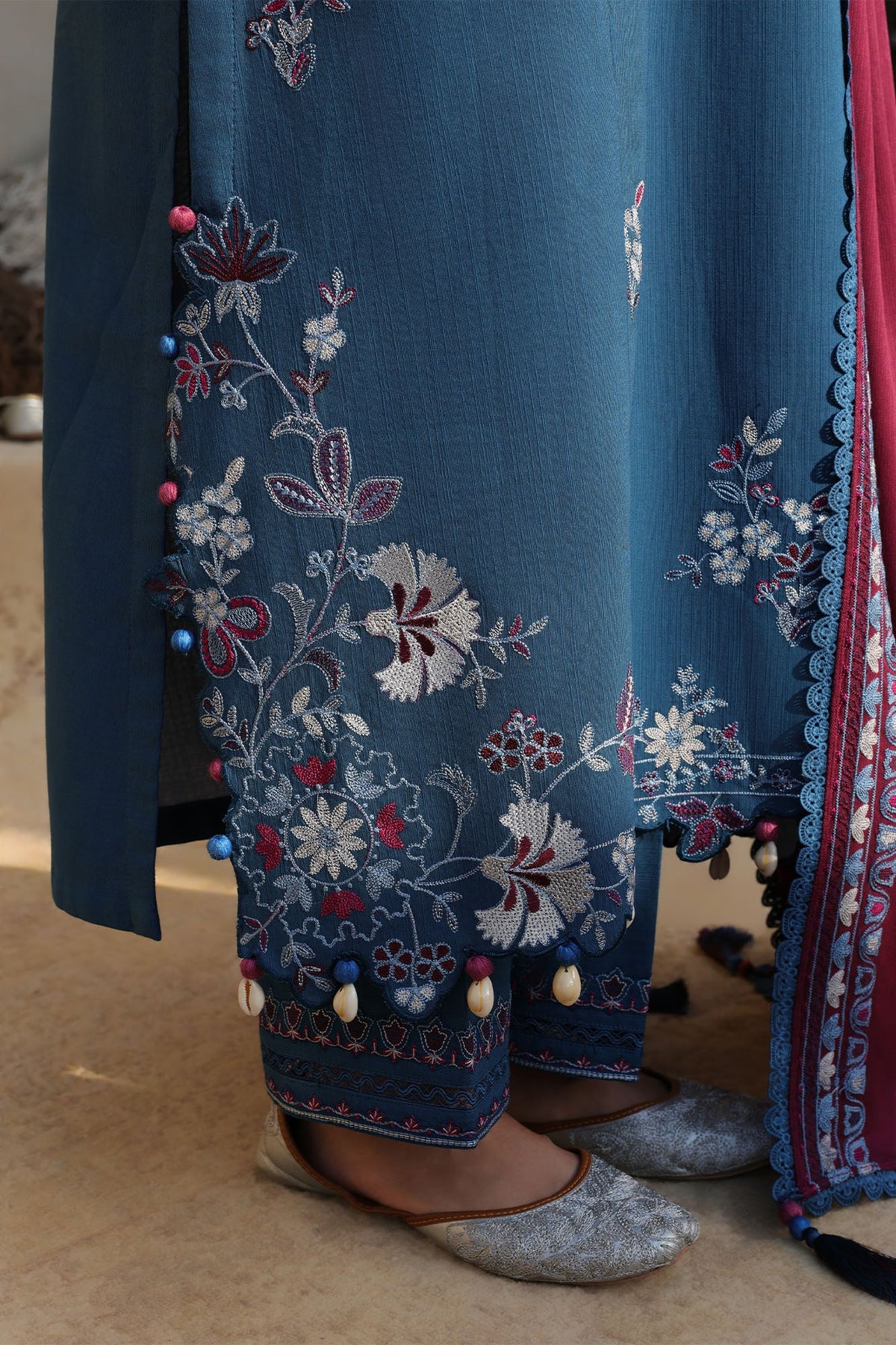 OCEAN REVERIE-3PC KHADDAR EMBROIDERED SUIT
