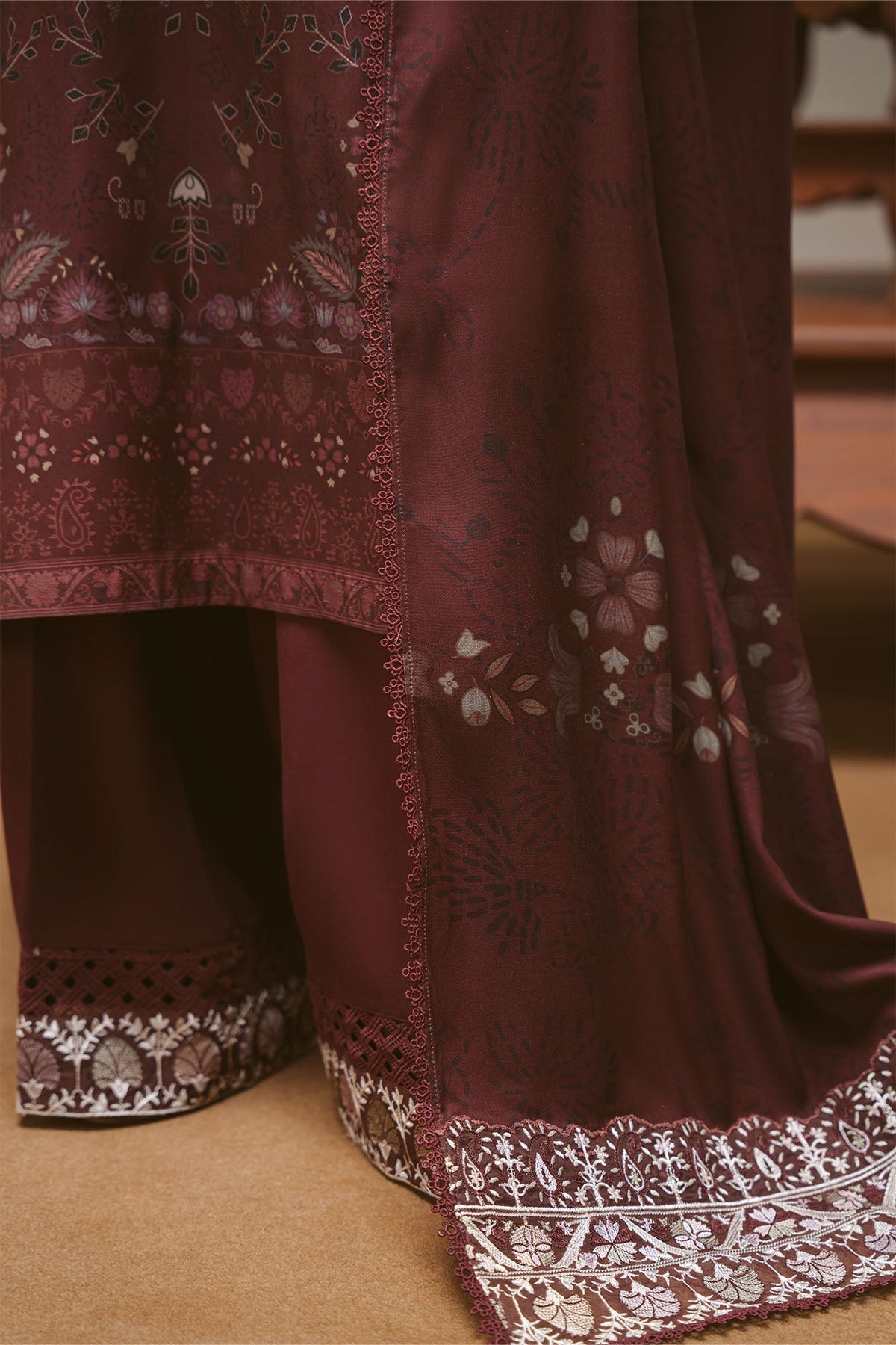 TERA THREADS- 3PC MARINA PRINTED SUIT