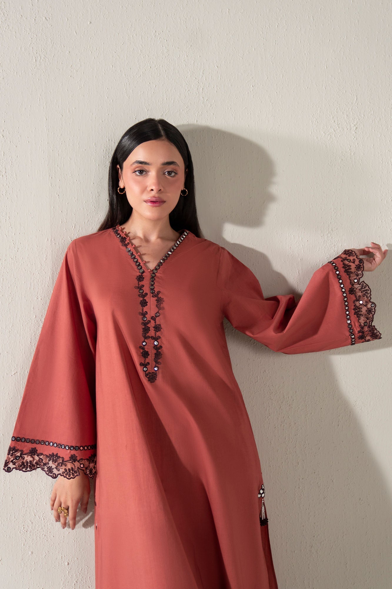 Burnt Clay -2Pc (Shirt & Trouser)