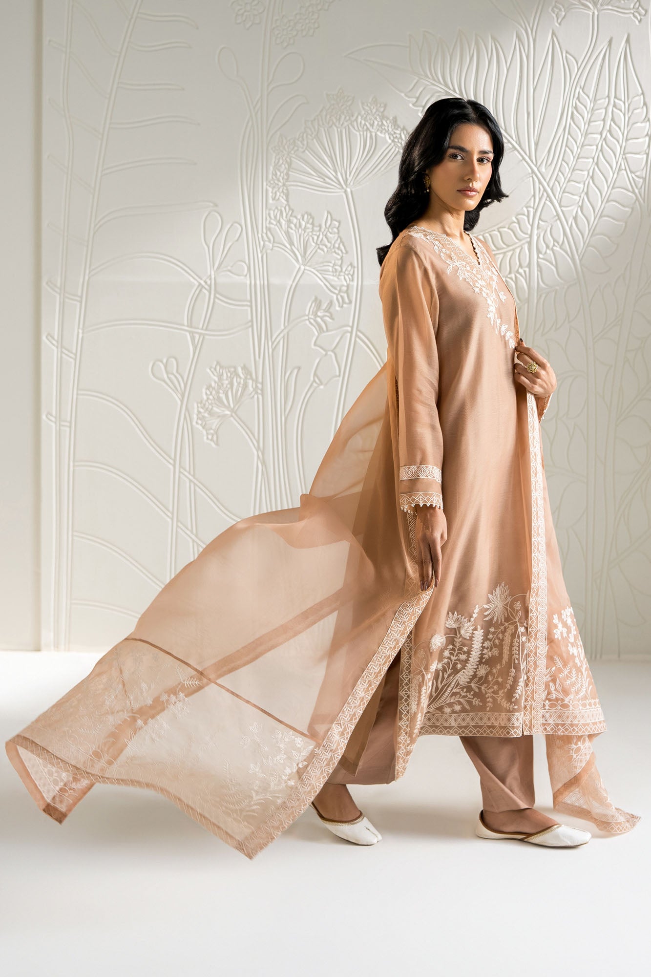 Ivory Dune-2Pc (Shirt & Dupatta)