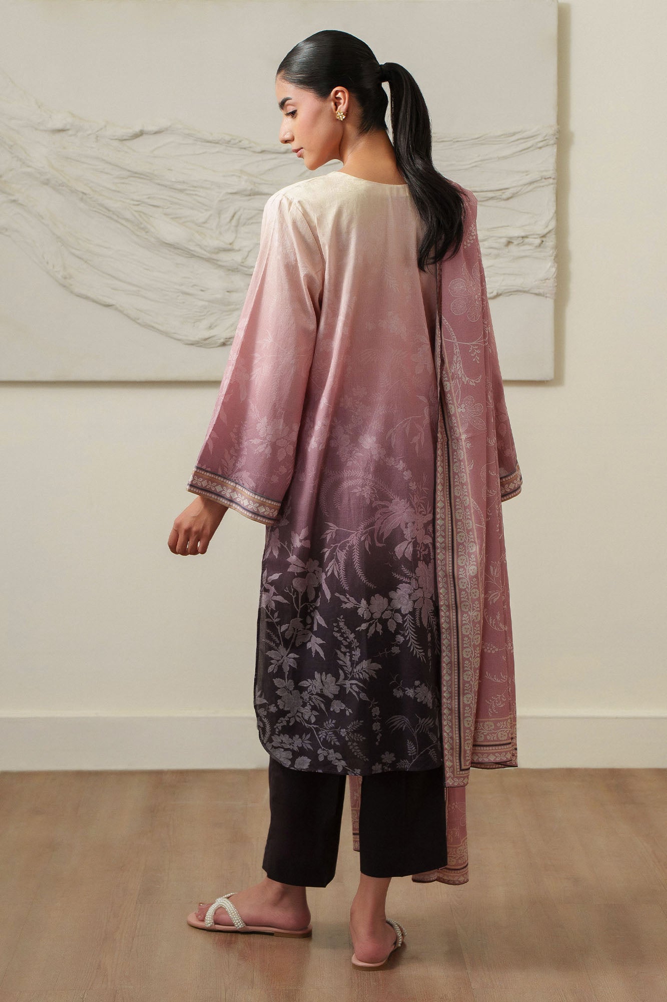 ORCHID BLUSH-3 PIECE PRINTED LAWN SUIT