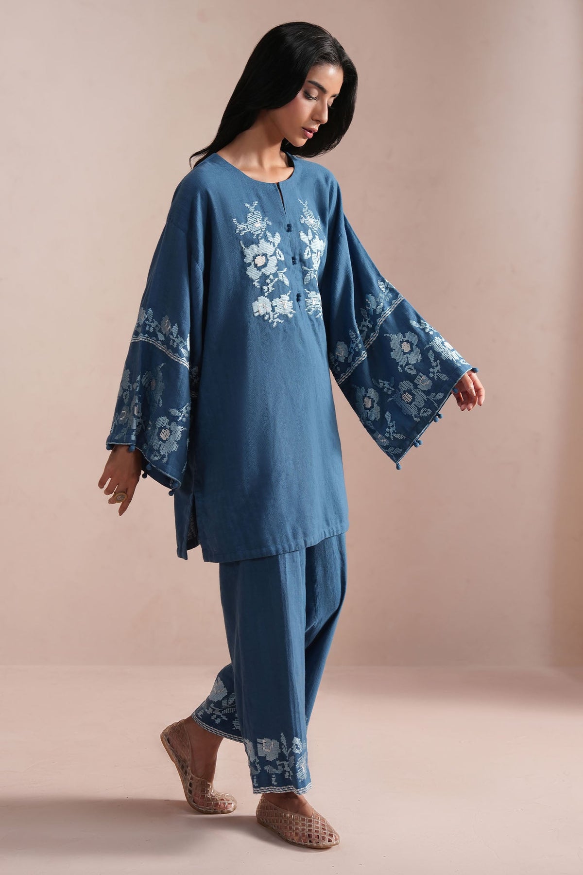 BLUE VOID-2PC (SHIRT & TROUSER)
