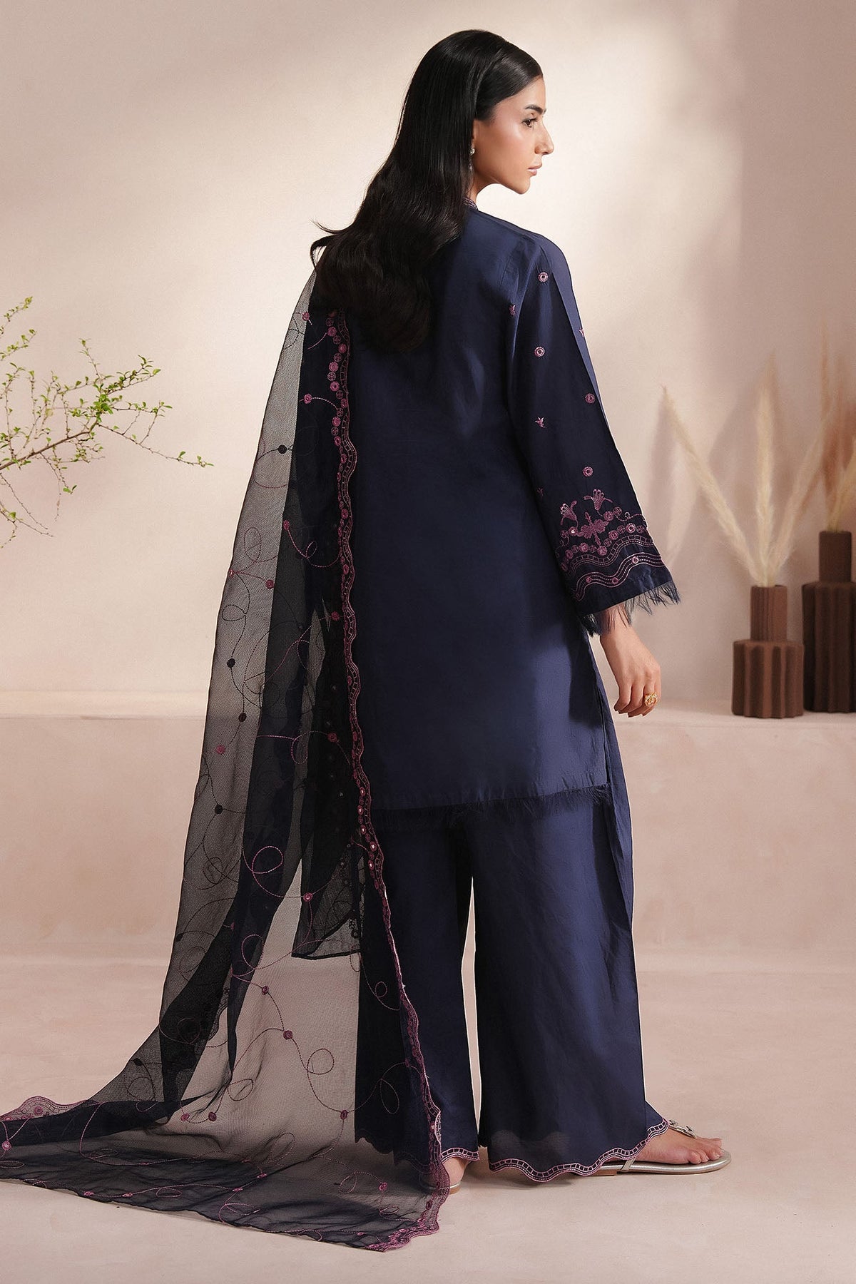 BLUE IRIS-3PC (SHIRT, SHALWAR & DUPATTA)