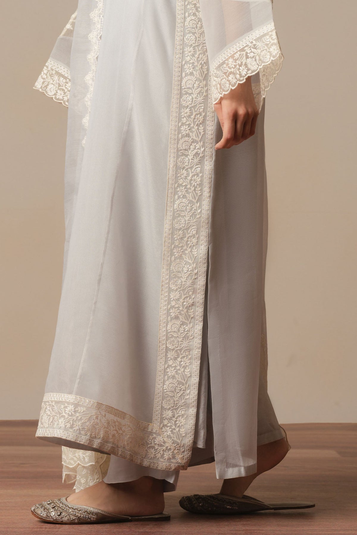 LAVINA AZURE-3PC (SHIRT, TROUSER & DUPATTA)