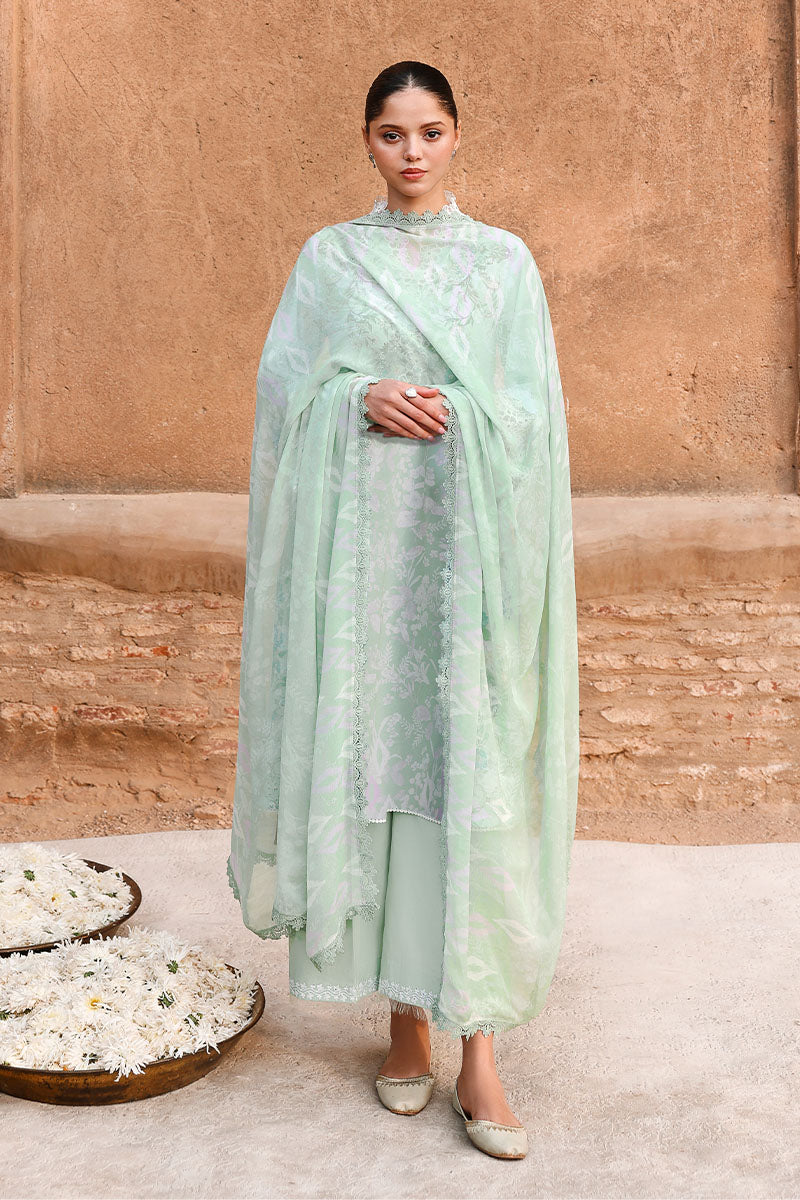 Sage Green-3Pc Printed Lawn Suit
