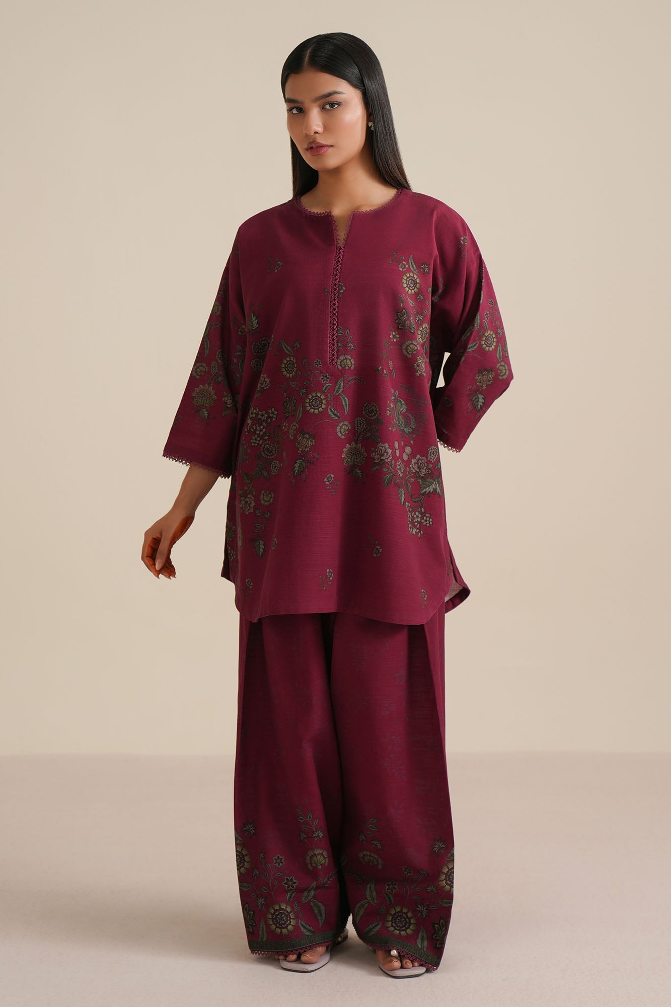 RUBY WAVE-2PC KHADDAR PRINTED SUIT
