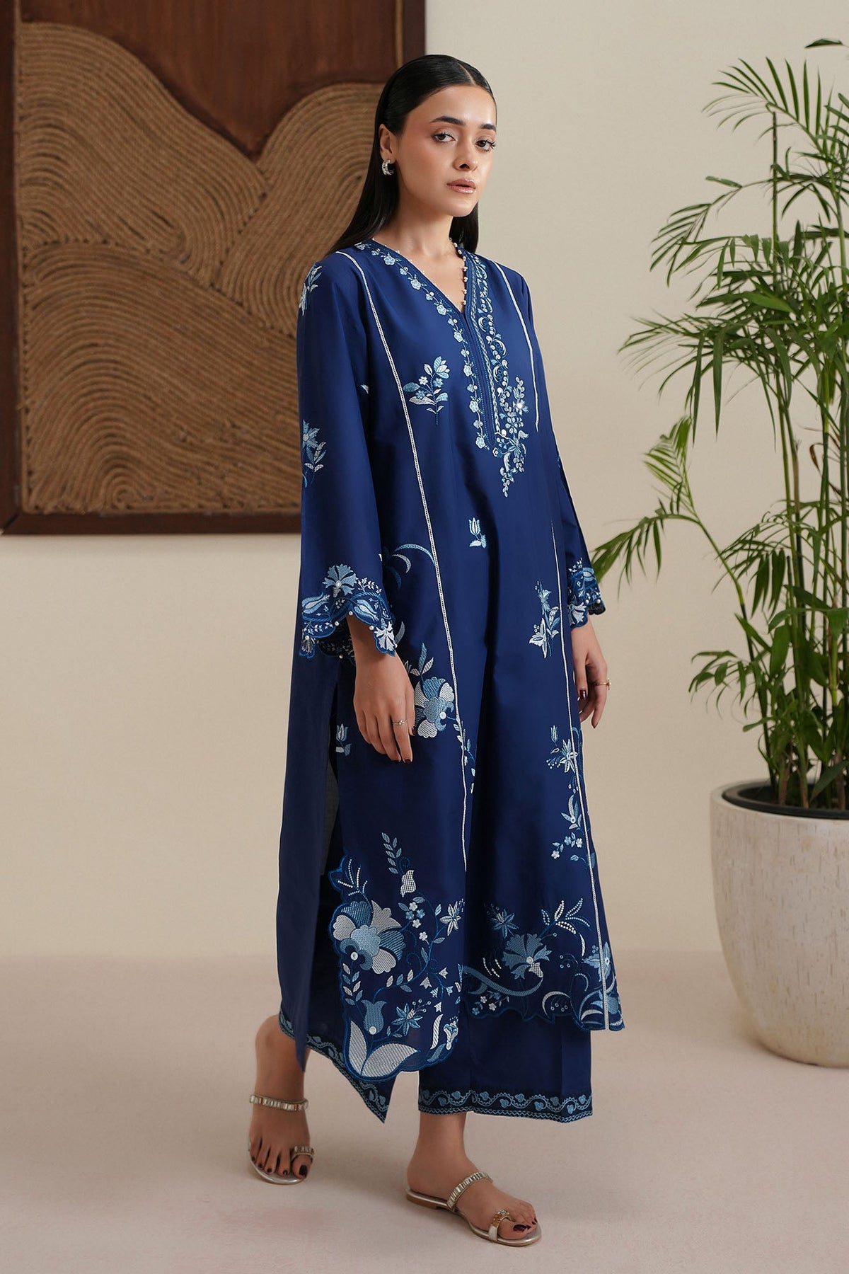 MIDNIGHT INDIGO-2PC (SHIRT & TROUSER)