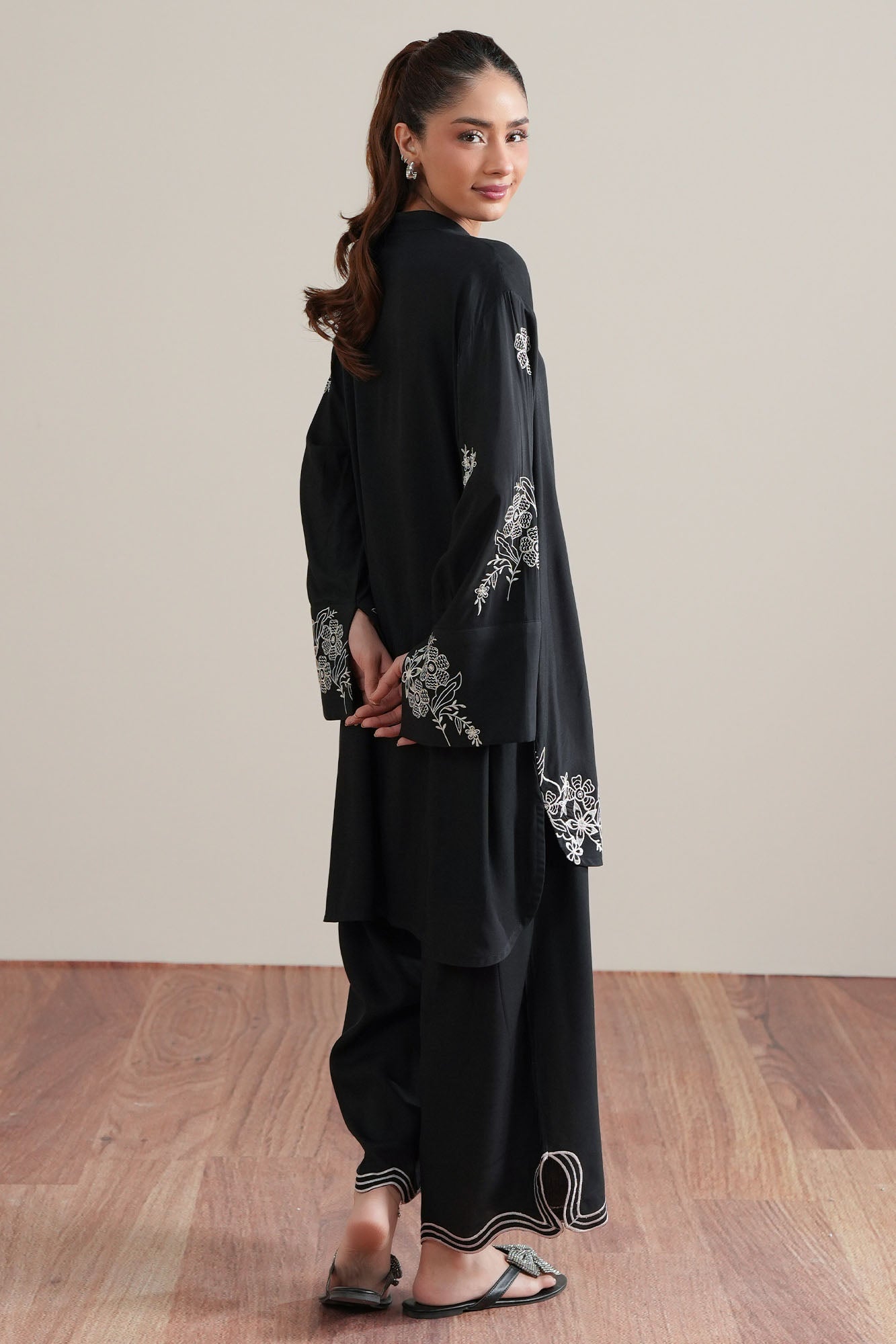 BLACK PULSE-2PC (SHIRT & TROUSER)