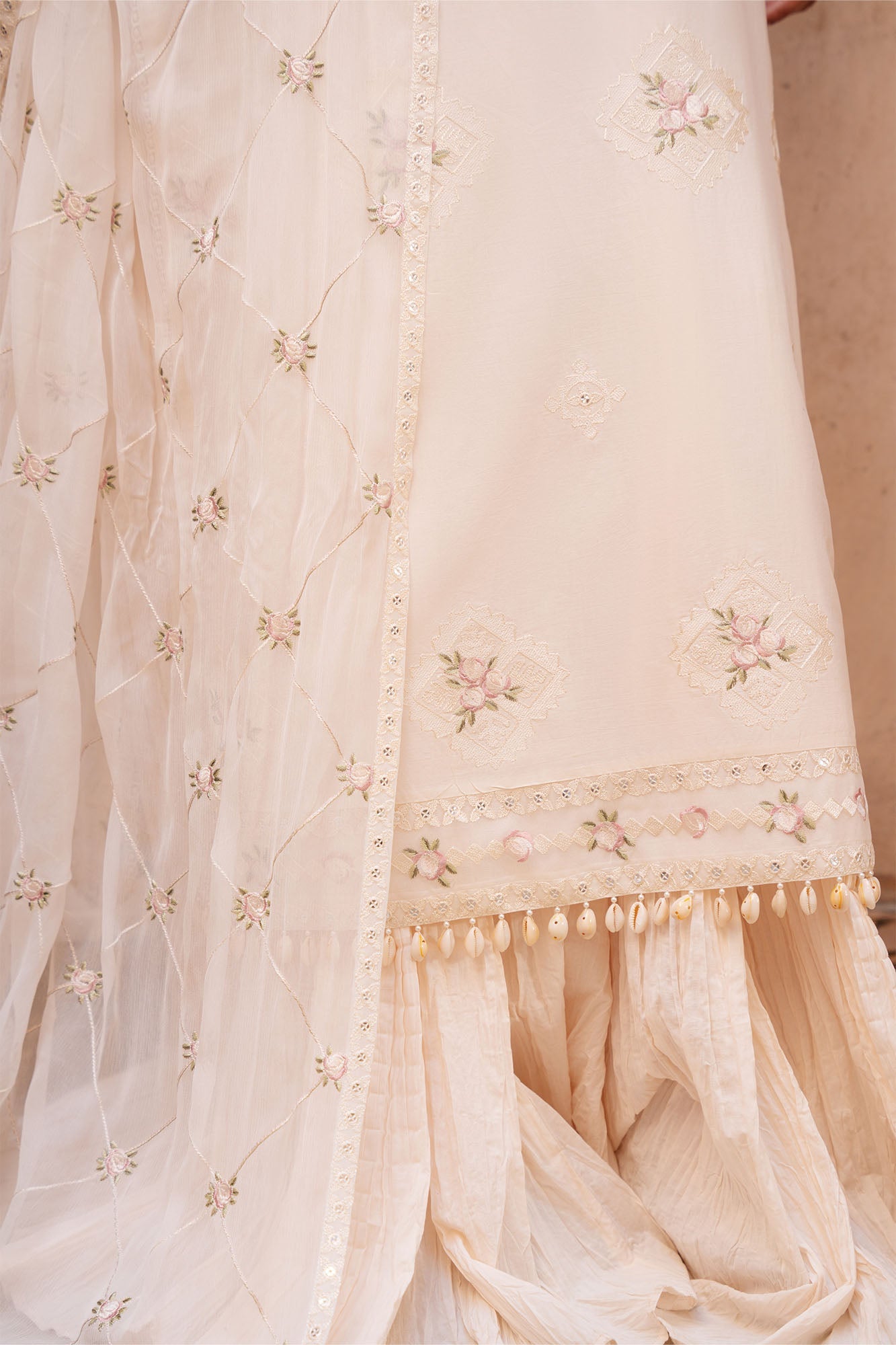 Cloud Garden-3Pc Embroidered Lawn Suit