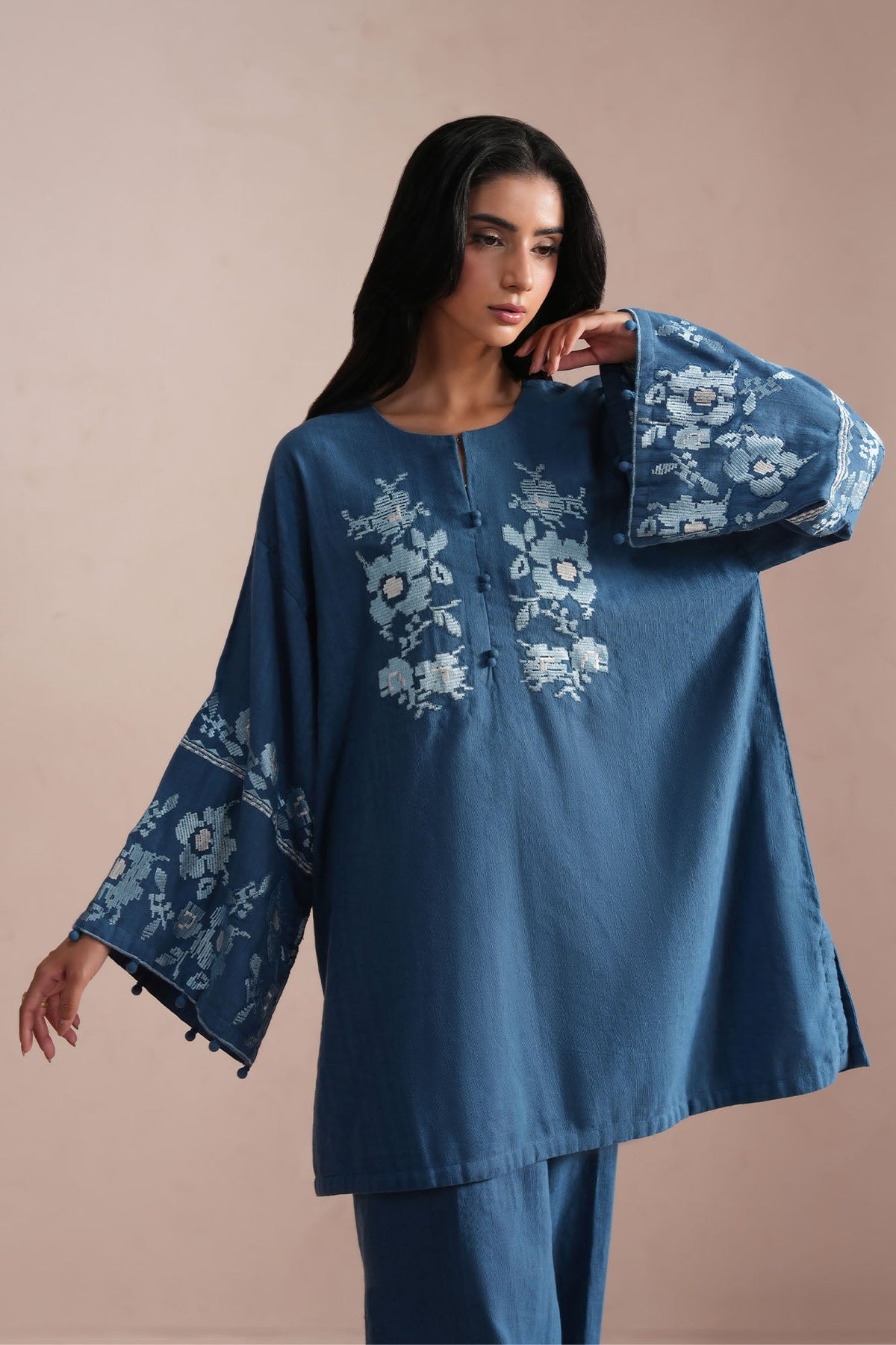BLUE VOID-2PC (SHIRT & TROUSER)