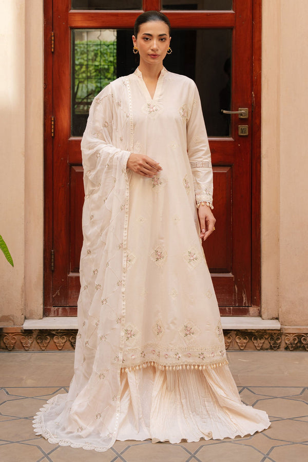 CLOUD GARDEN-3PC EMBROIDERED LAWN SUIT