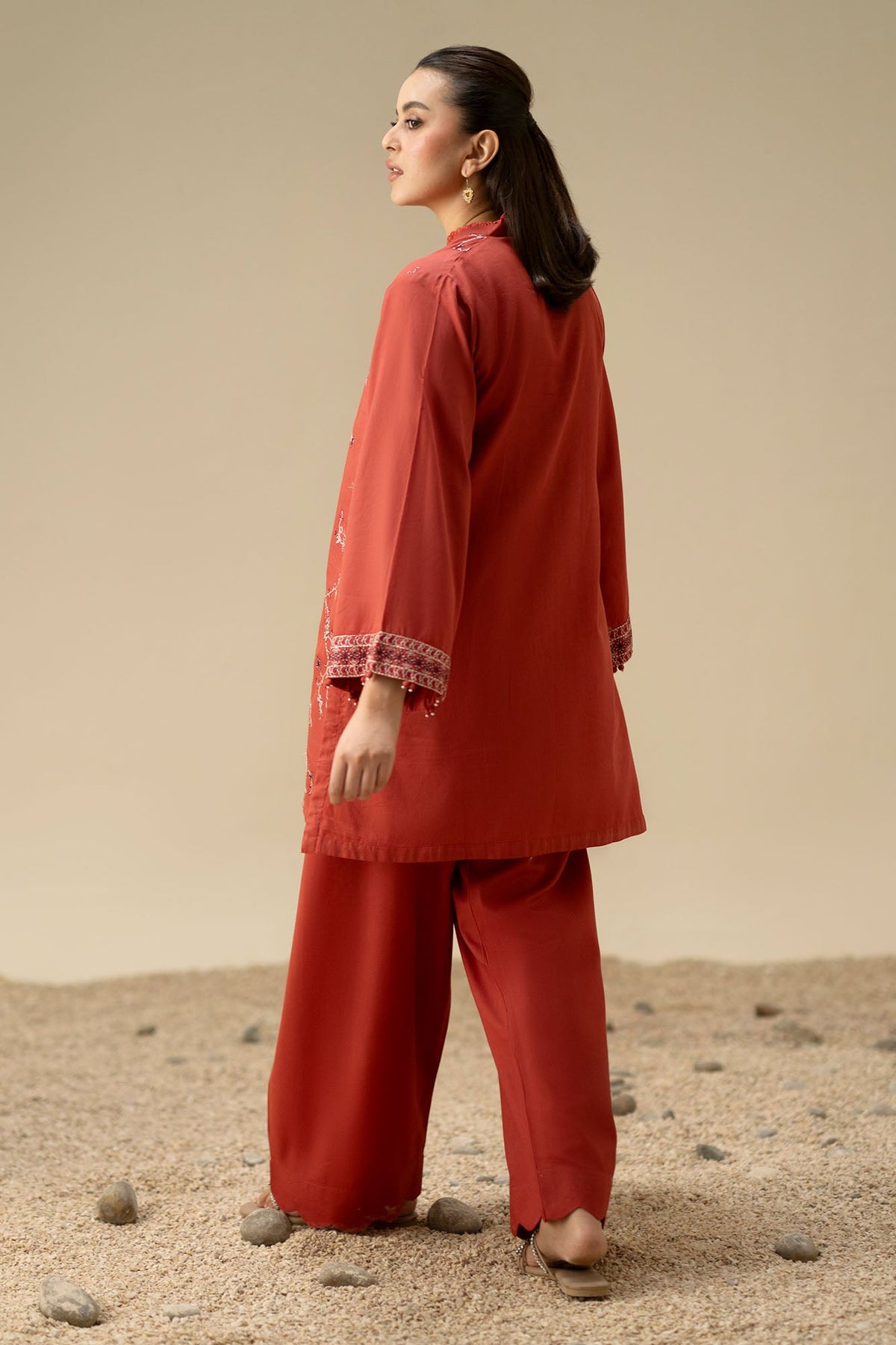 EMBER DUST-2PC (SHIRT & SHALWAR)