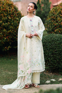 TROPIC MIST-3PC EMBROIDERED LAWN SUIT