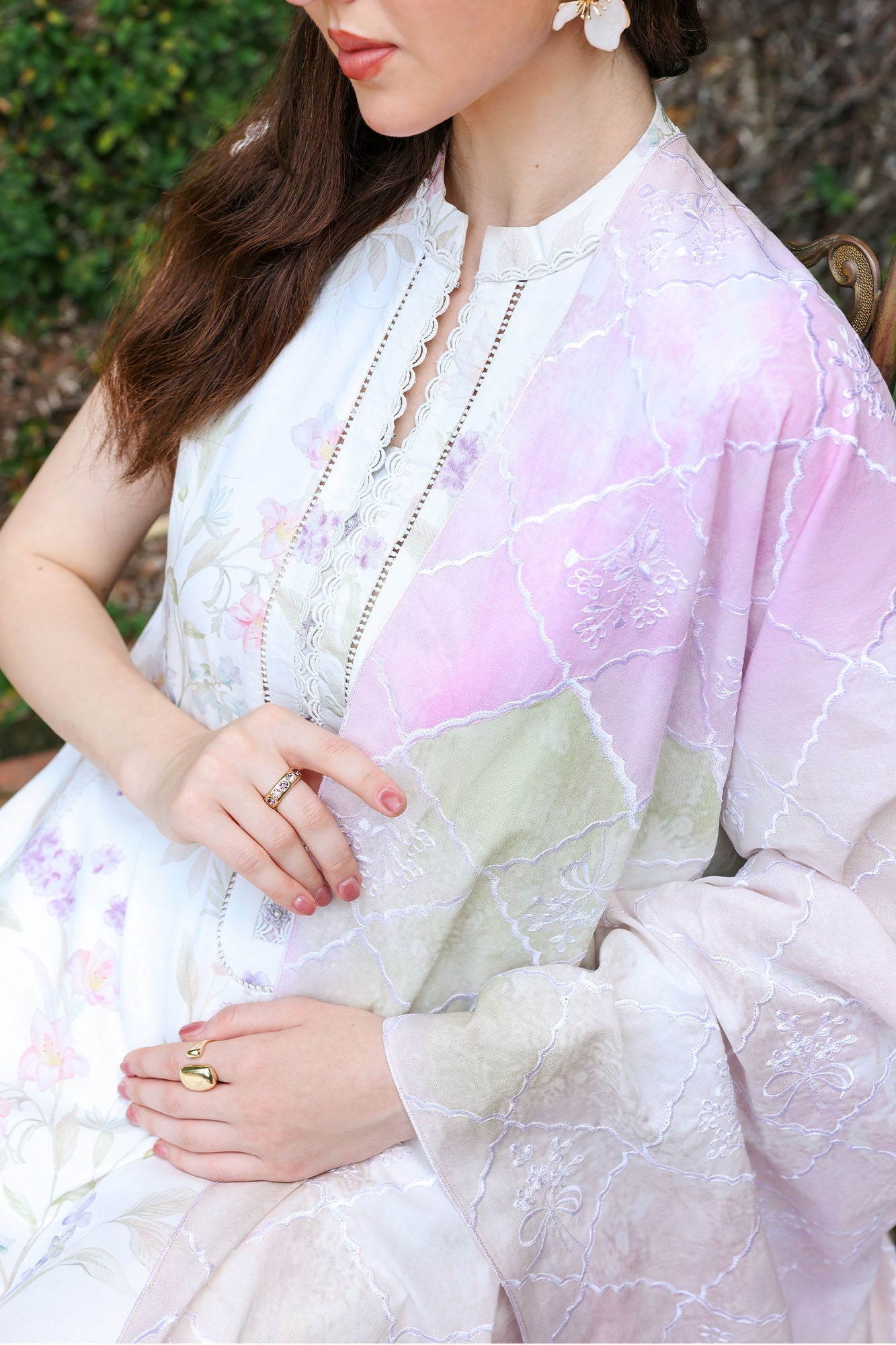 MEADOW DREAM-3PC (SHIRT, TROUSER & DUPATTA)