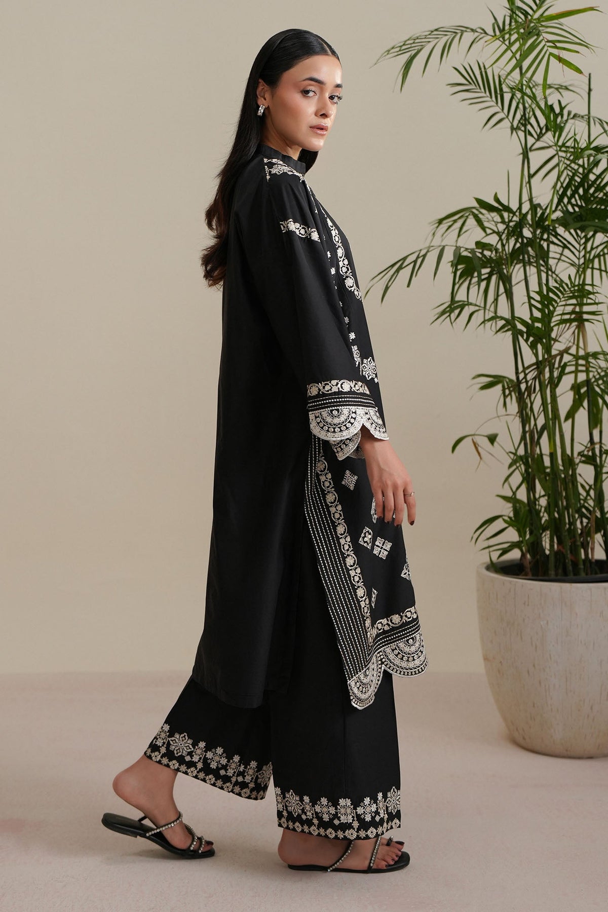 MYSTIC COAL-2PC (SHIRT & TROUSER)