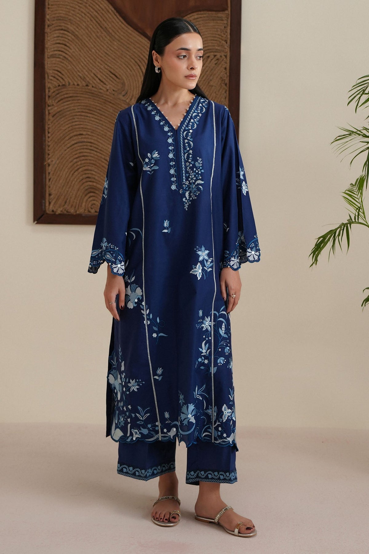 MIDNIGHT INDIGO-2PC (SHIRT & TROUSER)