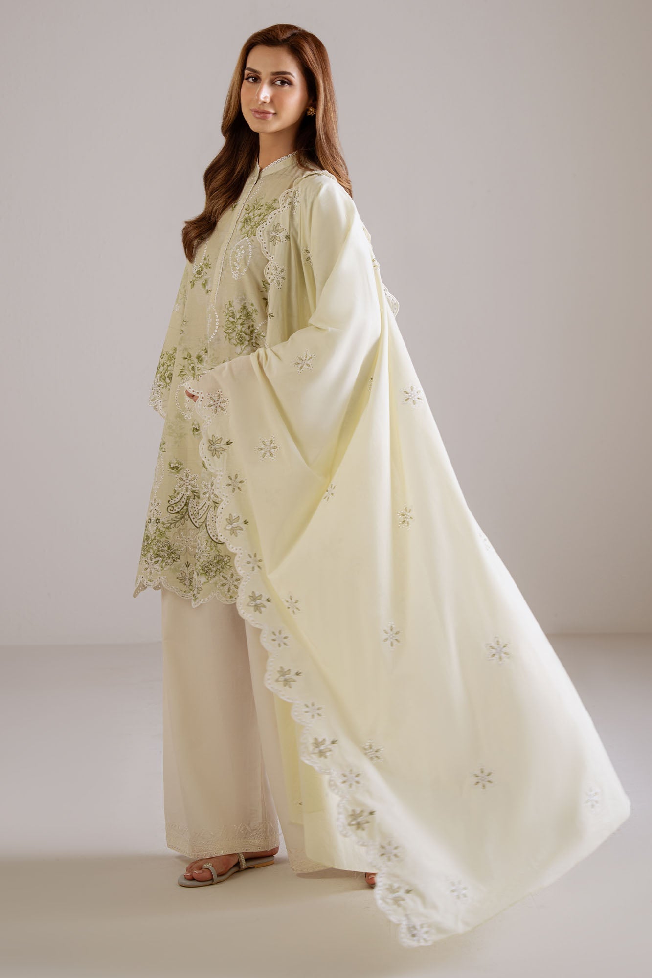 DEWY MEADOW-2PC (SHIRT & DUPATTA)
