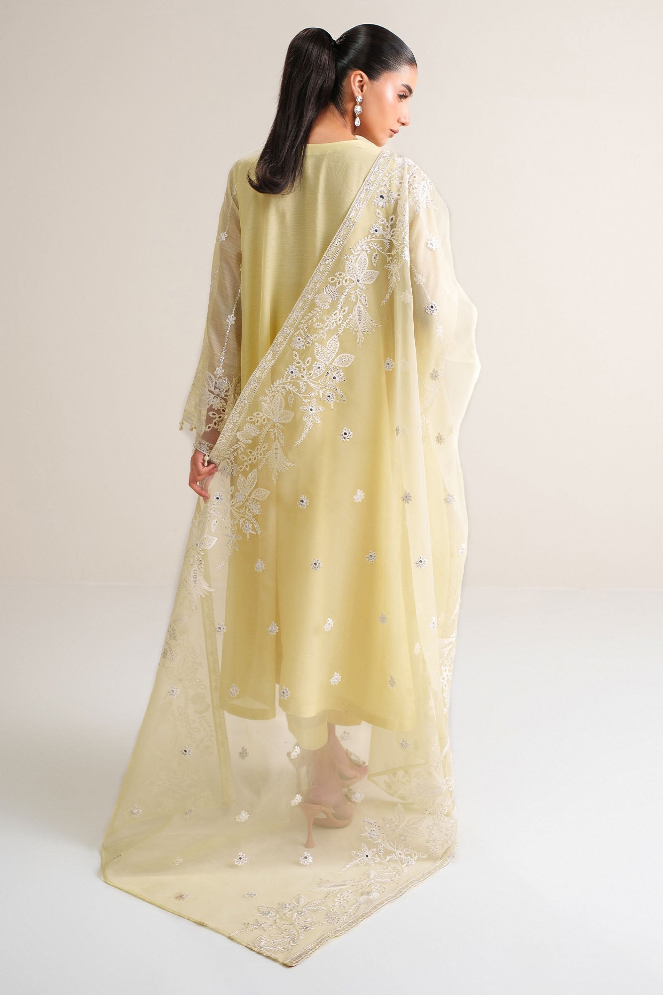 GARDEN GLOW-3PC SILK EMBROIDERED SUIT
