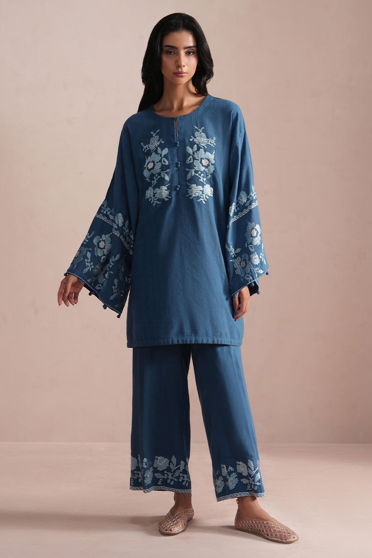 BLUE VOID-2PC (SHIRT & TROUSER)