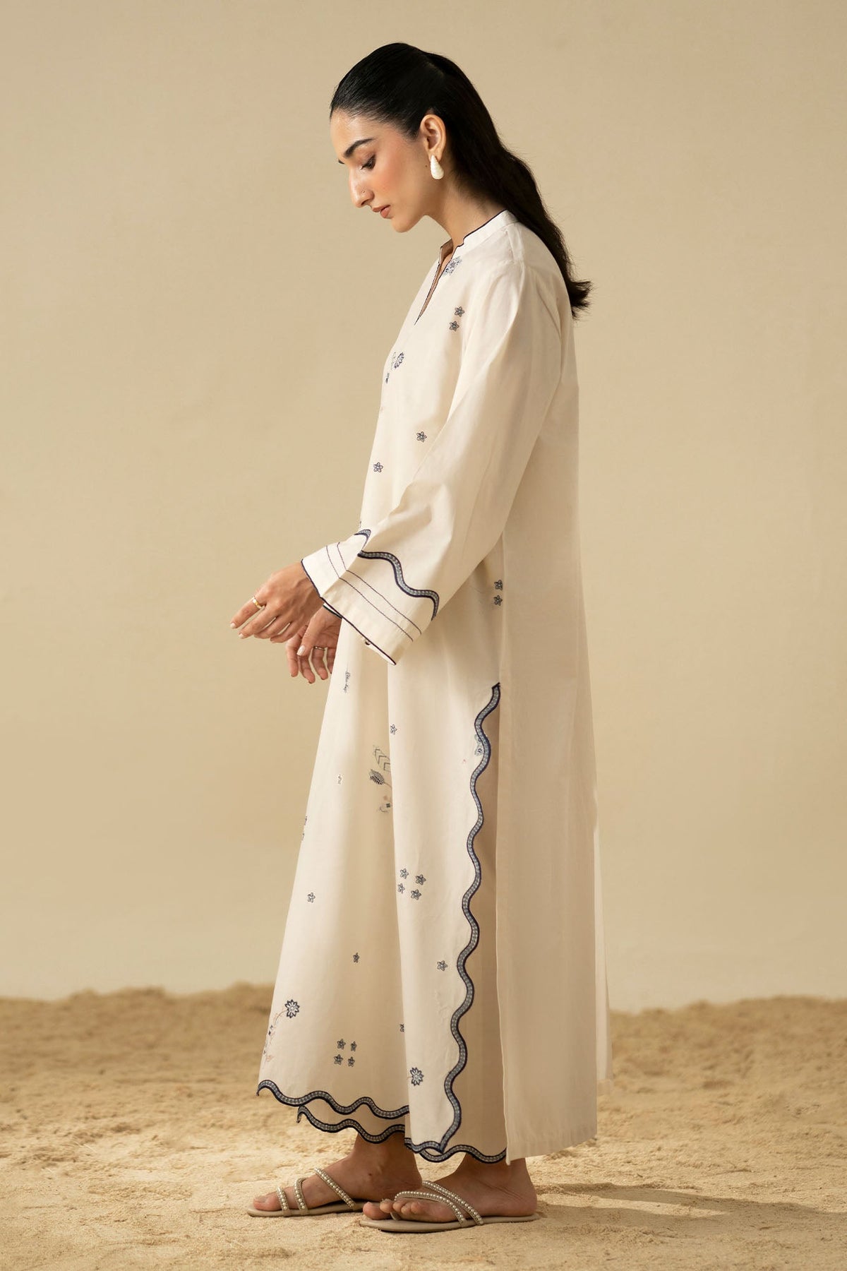 IVORY ESSENCE-2PC (SHIRT & TROUSER)
