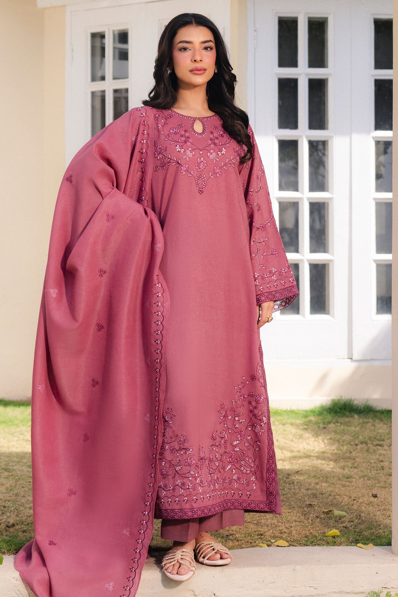 BLUSH MIST-2PC (SHIRT & DUPATTA)
