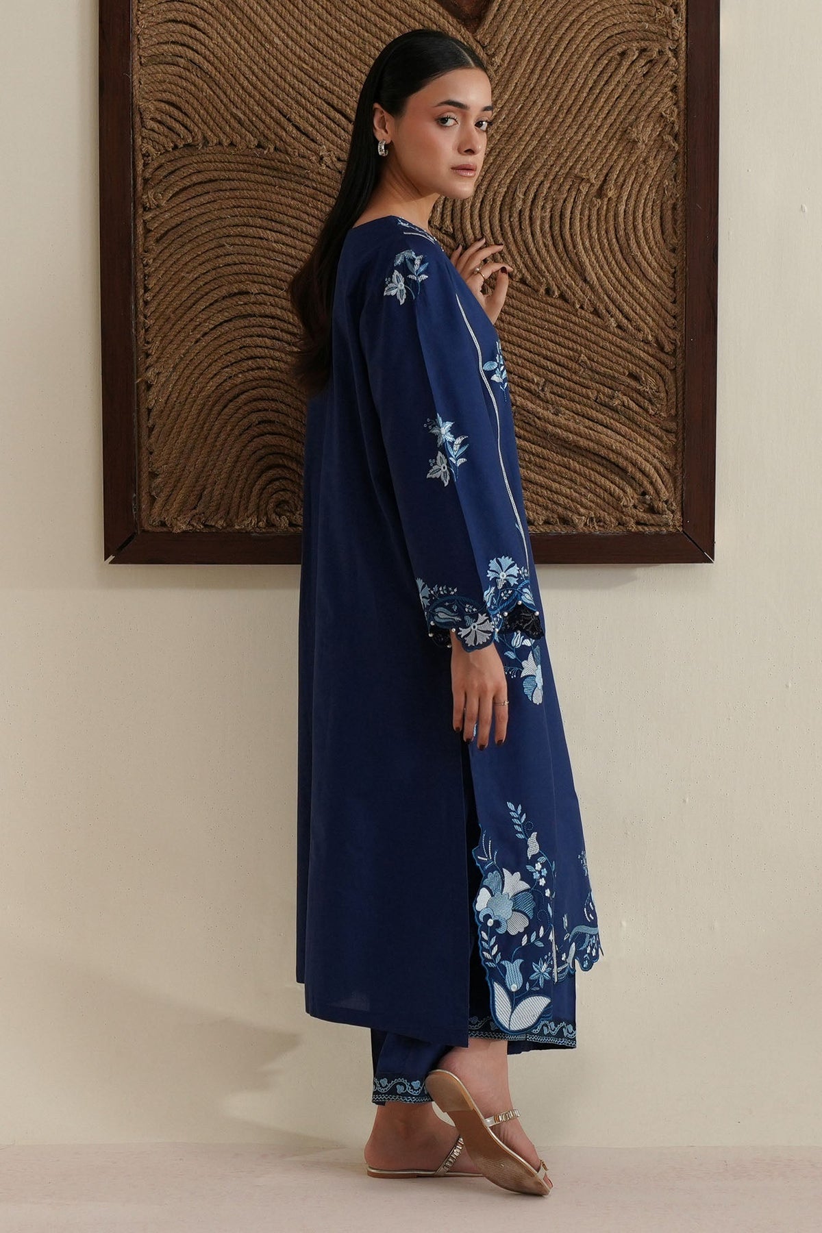 MIDNIGHT INDIGO-2PC (SHIRT & TROUSER)