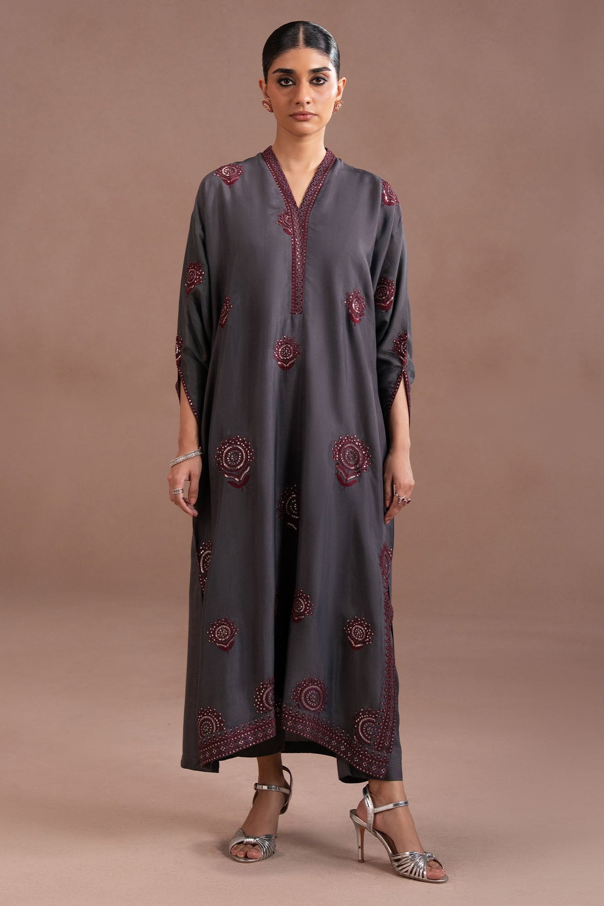 GARNET SMOKE-2PC (SHIRT & TROUSER)