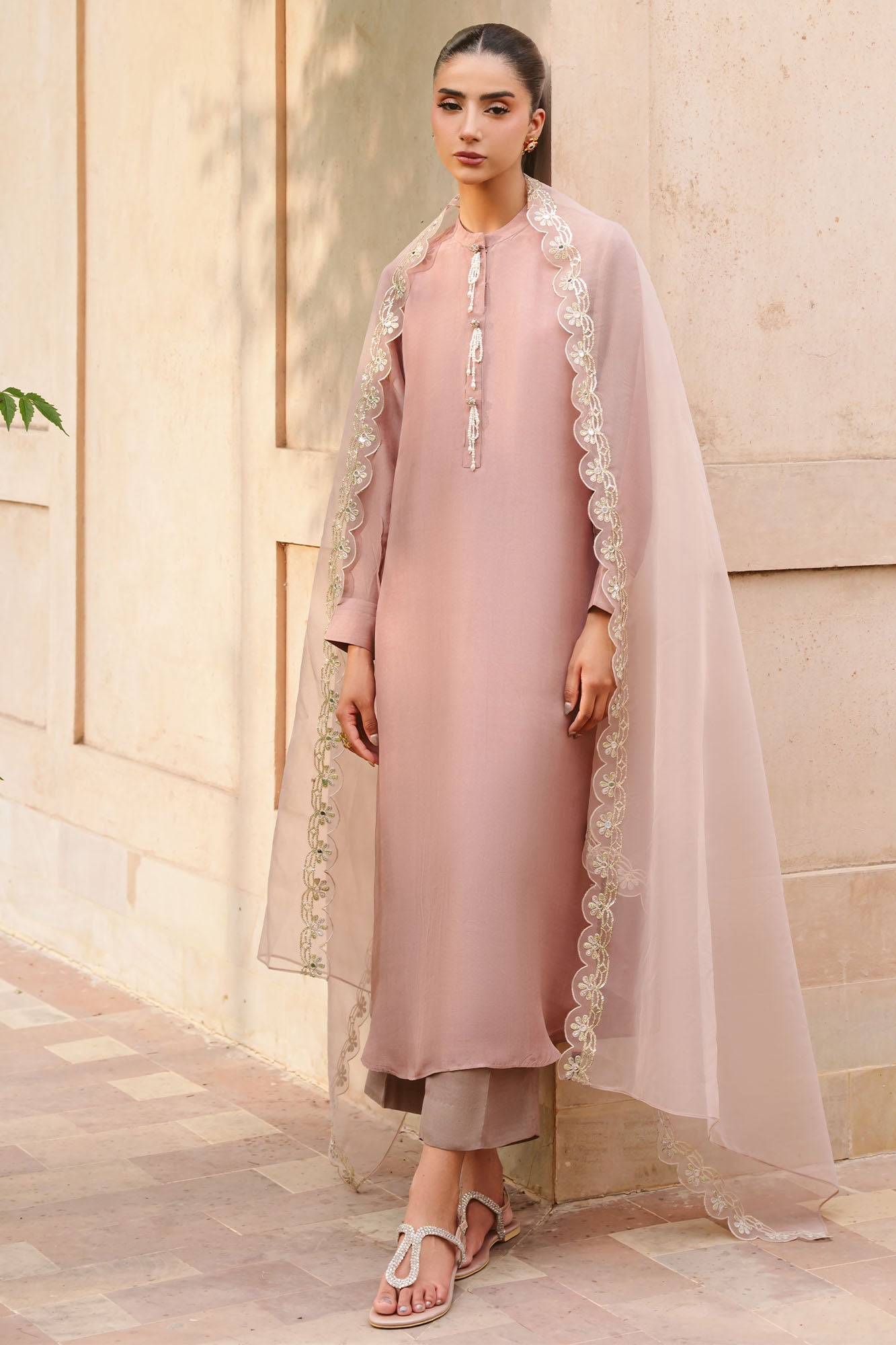 AMBER ECHO -3PC (SHIRT, TROUSER & DUPATTA)