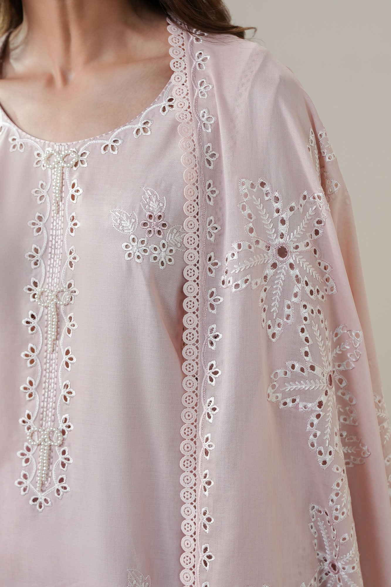 PETAL DUSK-3PC EMBROIDERED SUIT