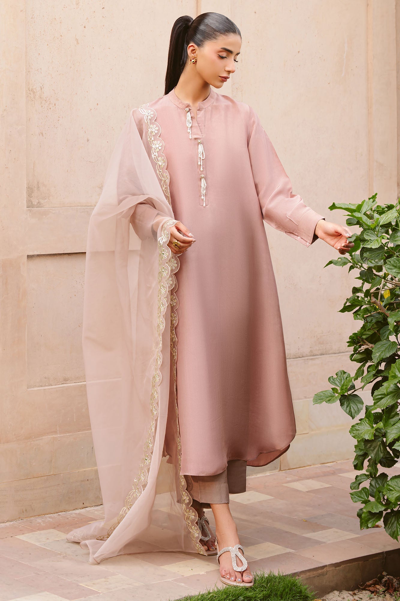 AMBER ECHO -3PC (SHIRT, TROUSER & DUPATTA)
