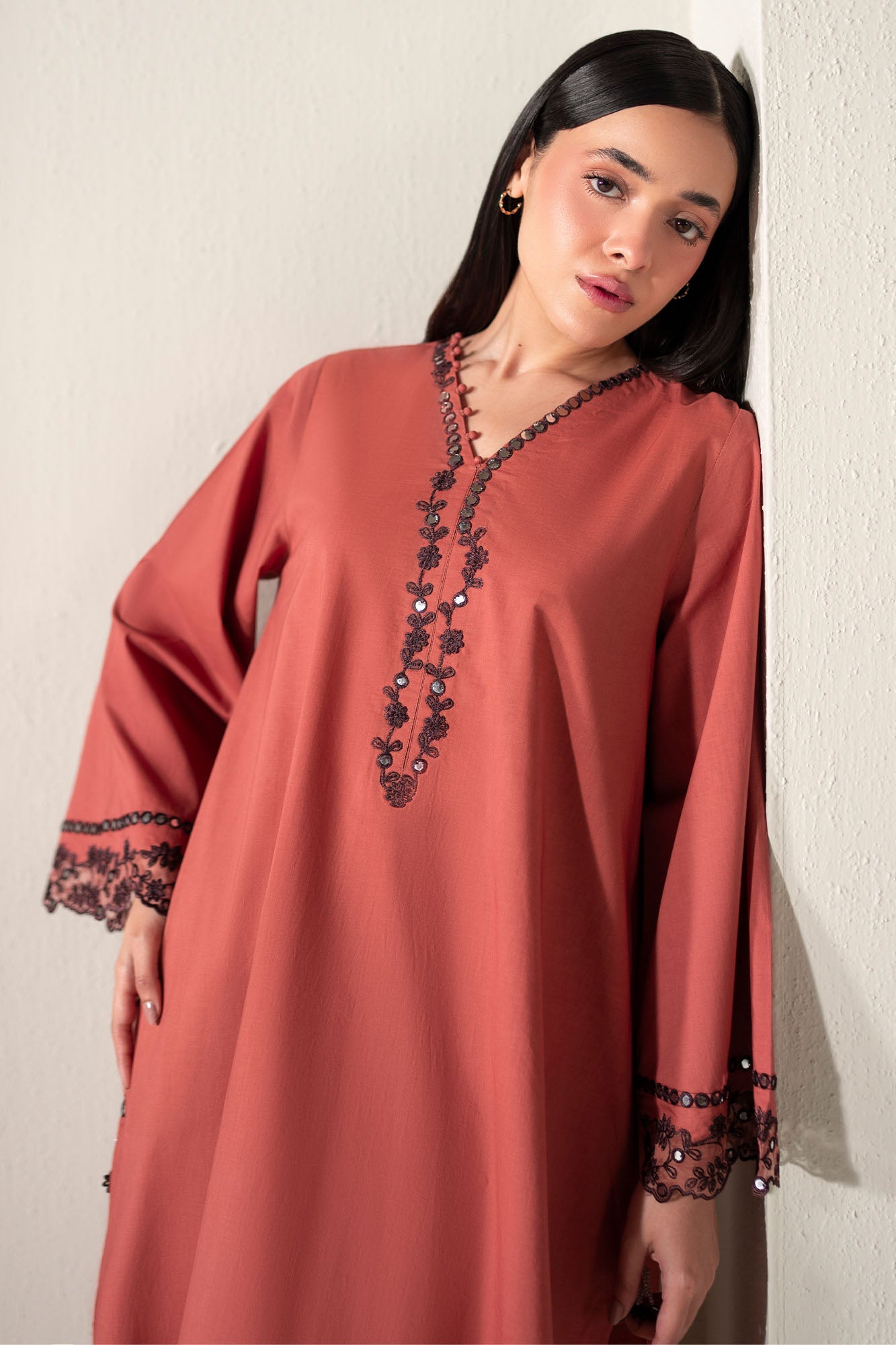 Burnt Clay -2Pc (Shirt & Trouser)
