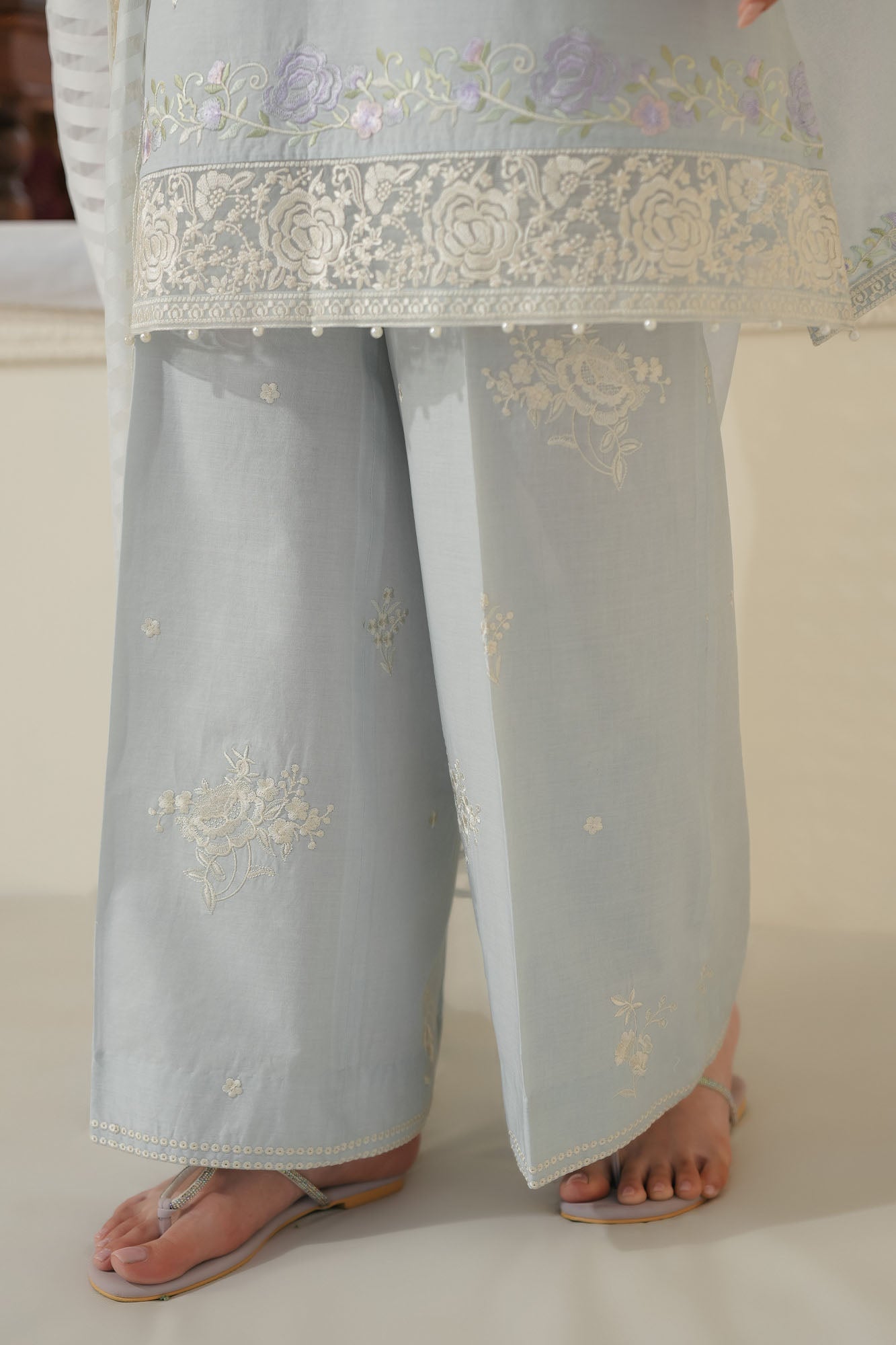AQUA WHISPER-2PC (SHIRT & DUPATTA)