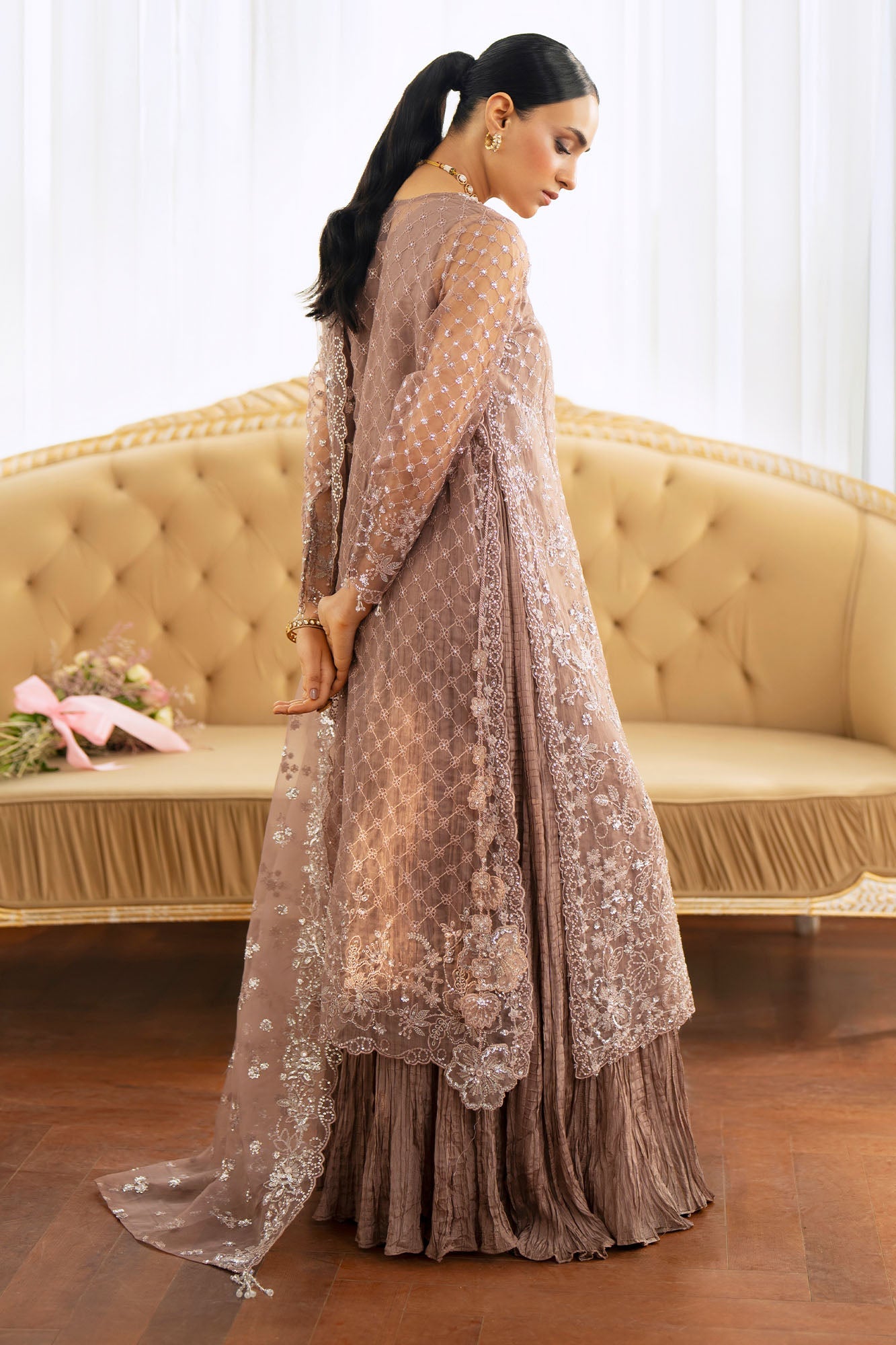 SILVER BIRCH-2PC ORGANZA EMBROIDERED PRET