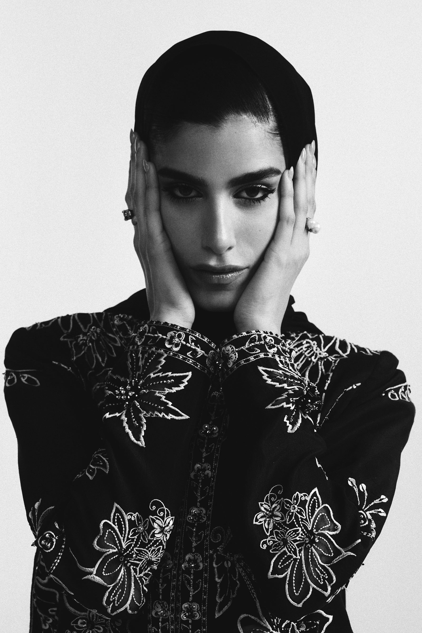 3 Piece - Embroidered Cambric Suit